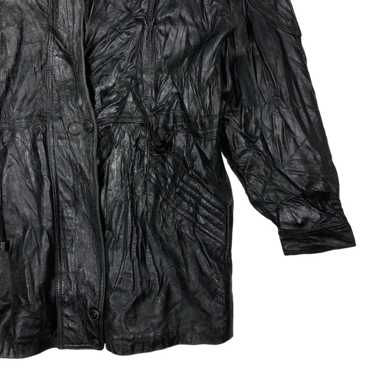Japanese Brand 🔥Vtg Sheepskin Leather Jacket Nabornon Inspire Undercover Size US M / EU 48-50 / 2 - 5 Thumbnail
