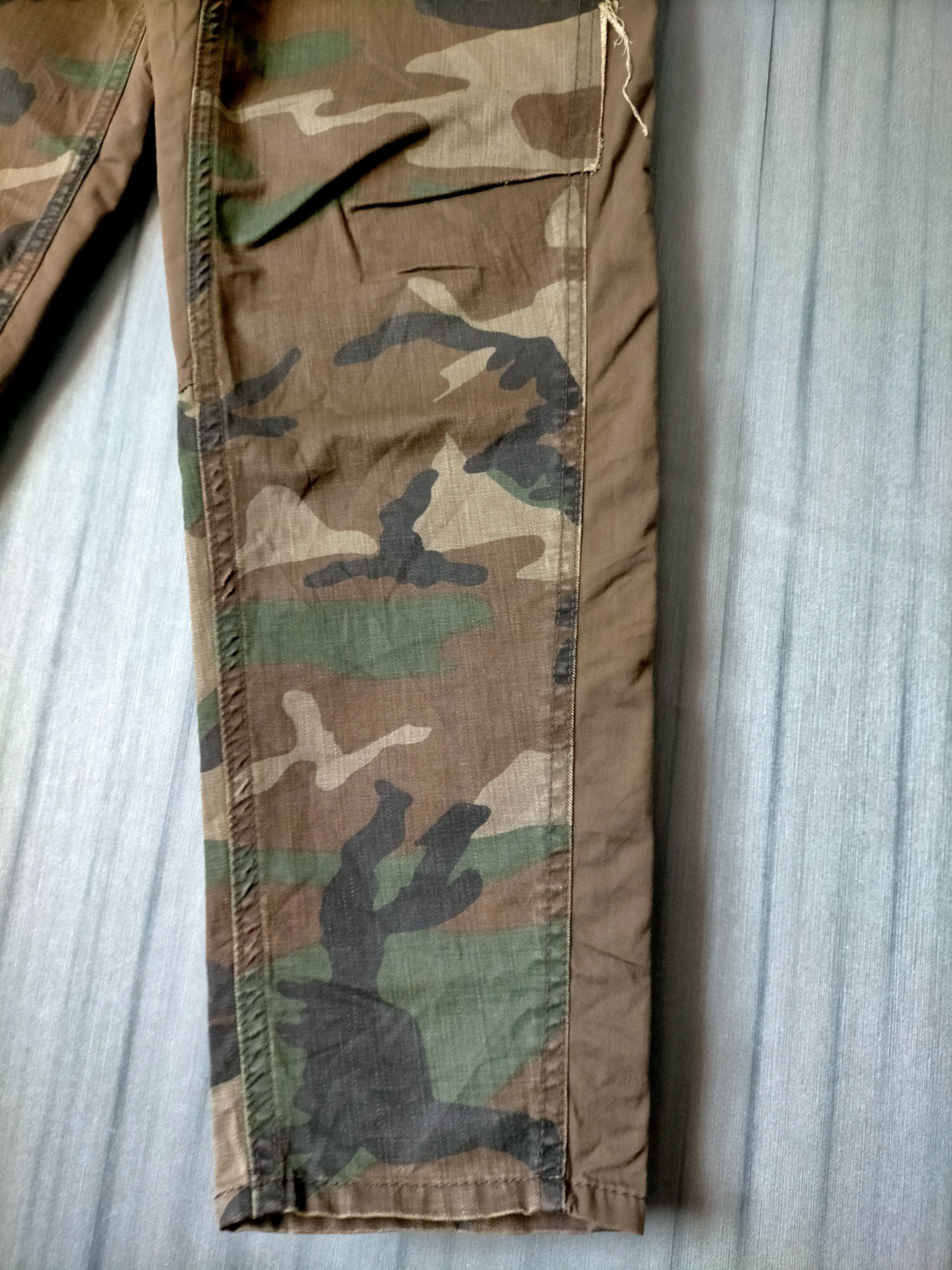 Final Home ⚡Rare Final Home Camo Patchwork Trouser Pants Size US 29 - 18 Thumbnail