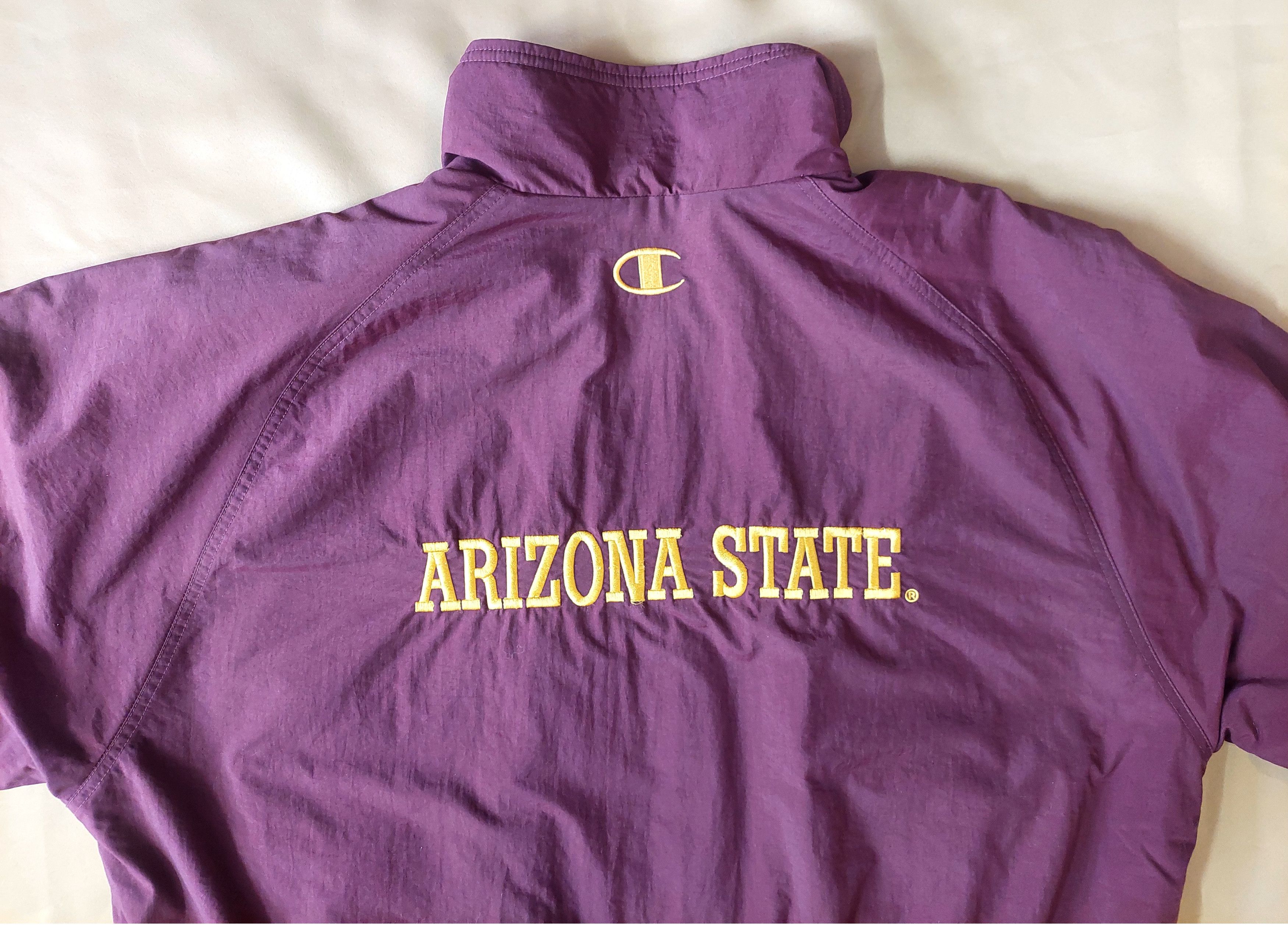 Champion Vintage Champion Arizona Sun Devils Windbreaker Jacket XL Size US XL / EU 56 / 4 - 4 Thumbnail