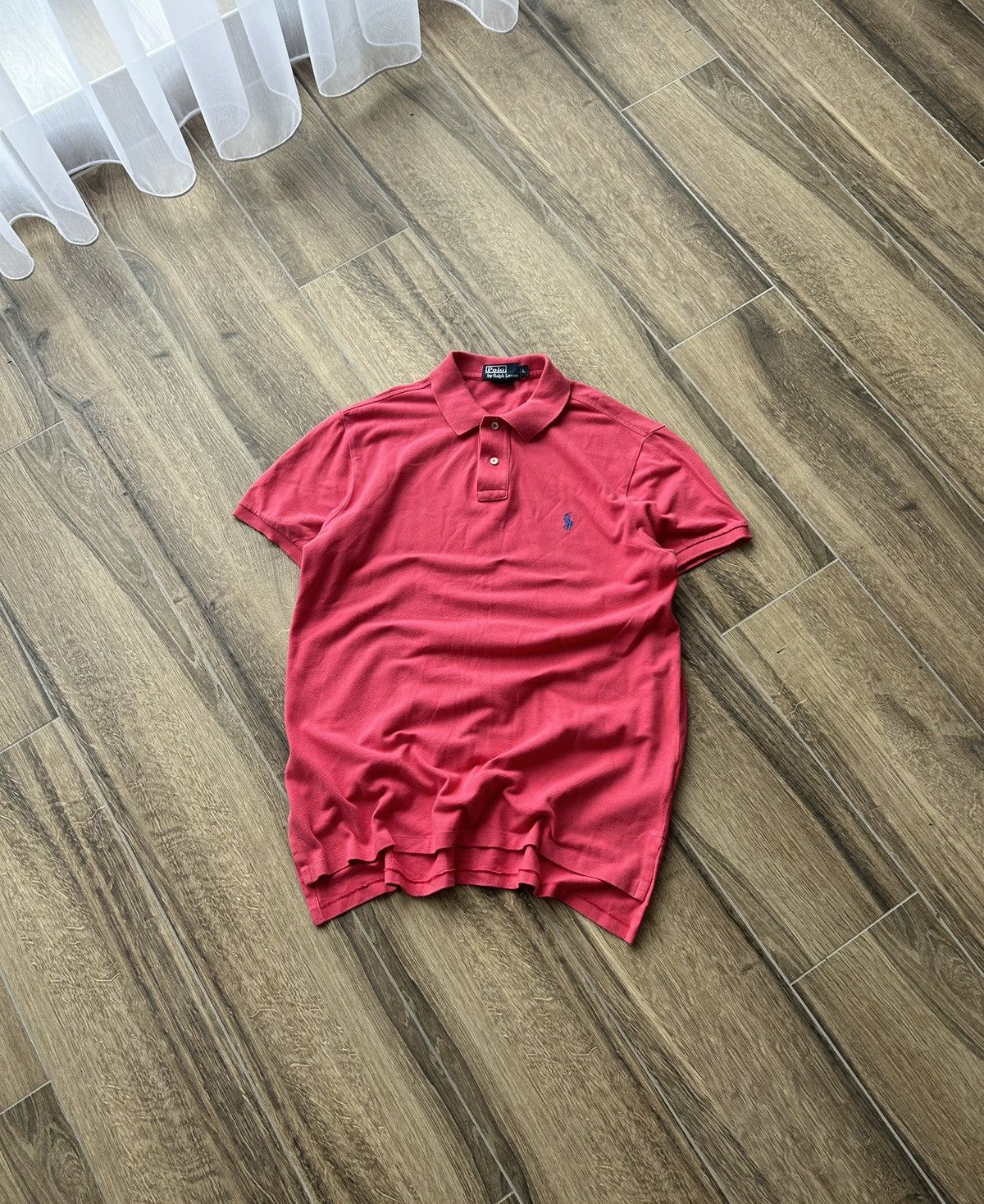 Polo Ralph Lauren × Vintage Vintage Polo Ralph Lauren pink vintage polos shirt Size US L / EU 52-54 / 3 - 1 Thumbnail