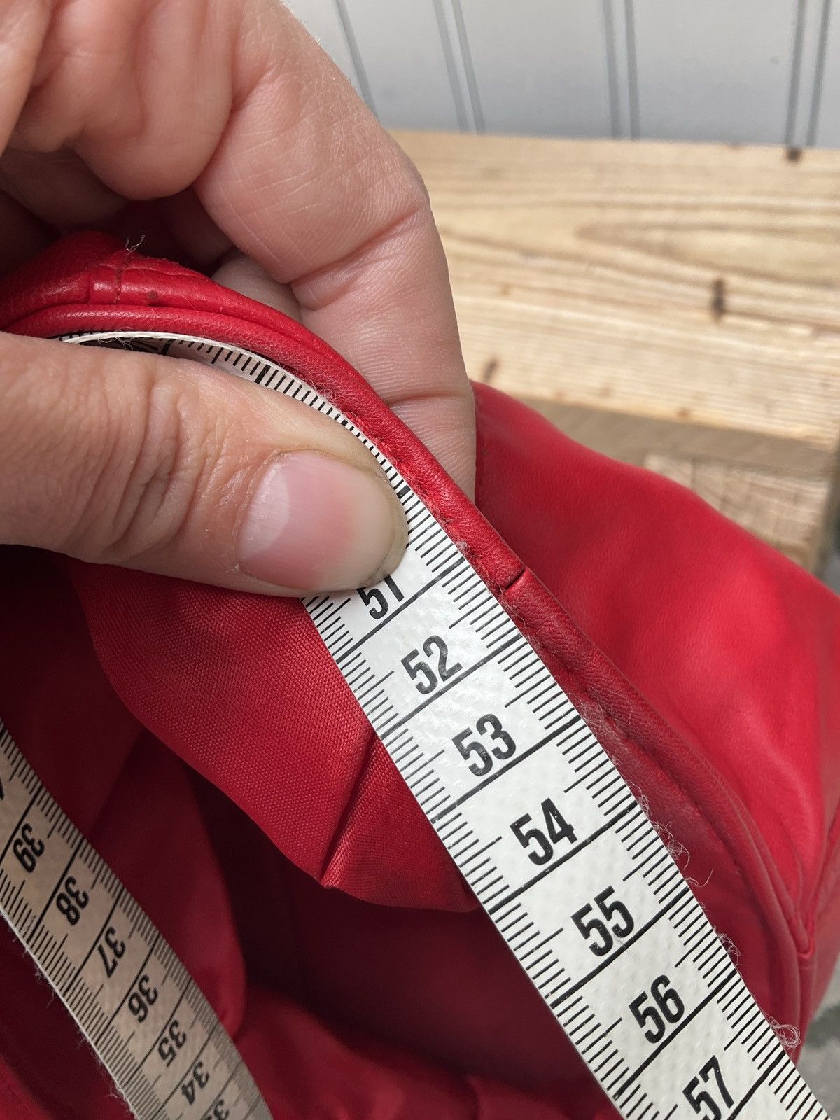 Vintage 90's beret in red leather Size ONE SIZE - 7 Thumbnail