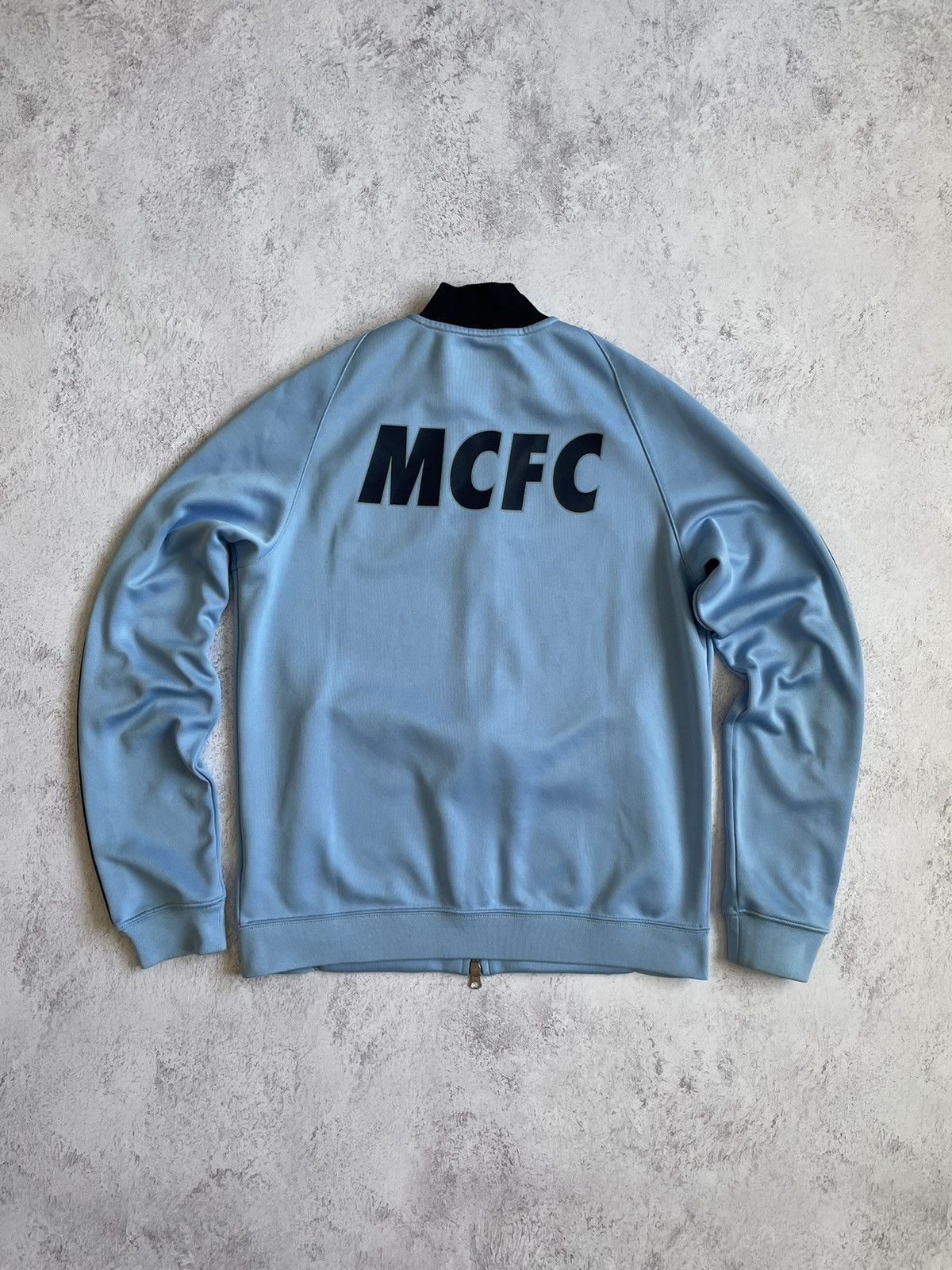 Nike Nike Manchester City 2014/2015 Blue Full Zip Training Jacket Size US M / EU 48-50 / 2 - 5 Thumbnail