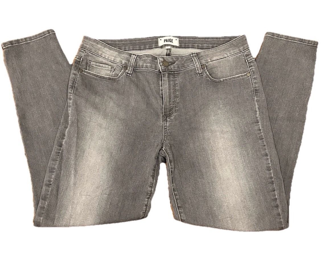 Paige Vintage Paige Jeans Verdugo Ankle Zip Stretch Womens Size 32 Size 32" / US 10 / IT 46 - 1 Thumbnail