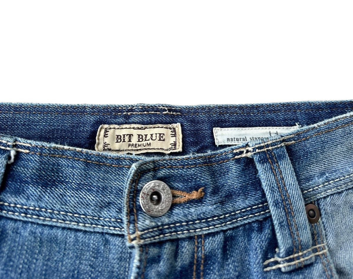 Japanese Brand Bite blue flared denim jeans Size US 30 / EU 46 - 5 Thumbnail