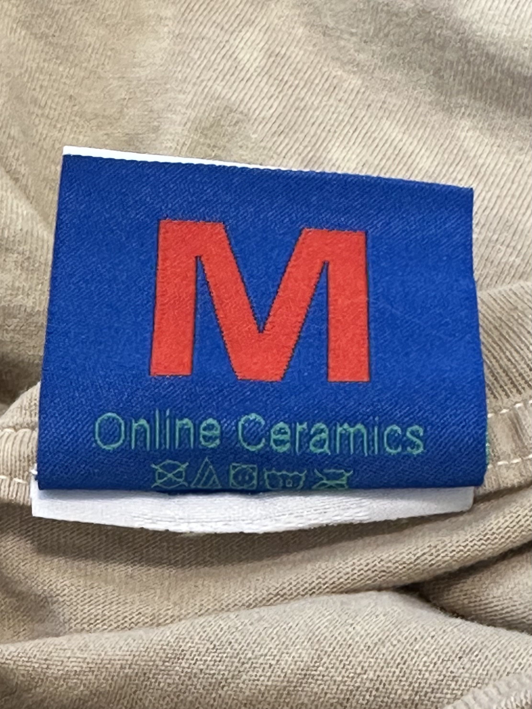 Online Ceramics Online Ceramics Earth Moon Logo Tee - Stonewashed Tan (M) Size US M / EU 48-50 / 2 - 4 Thumbnail