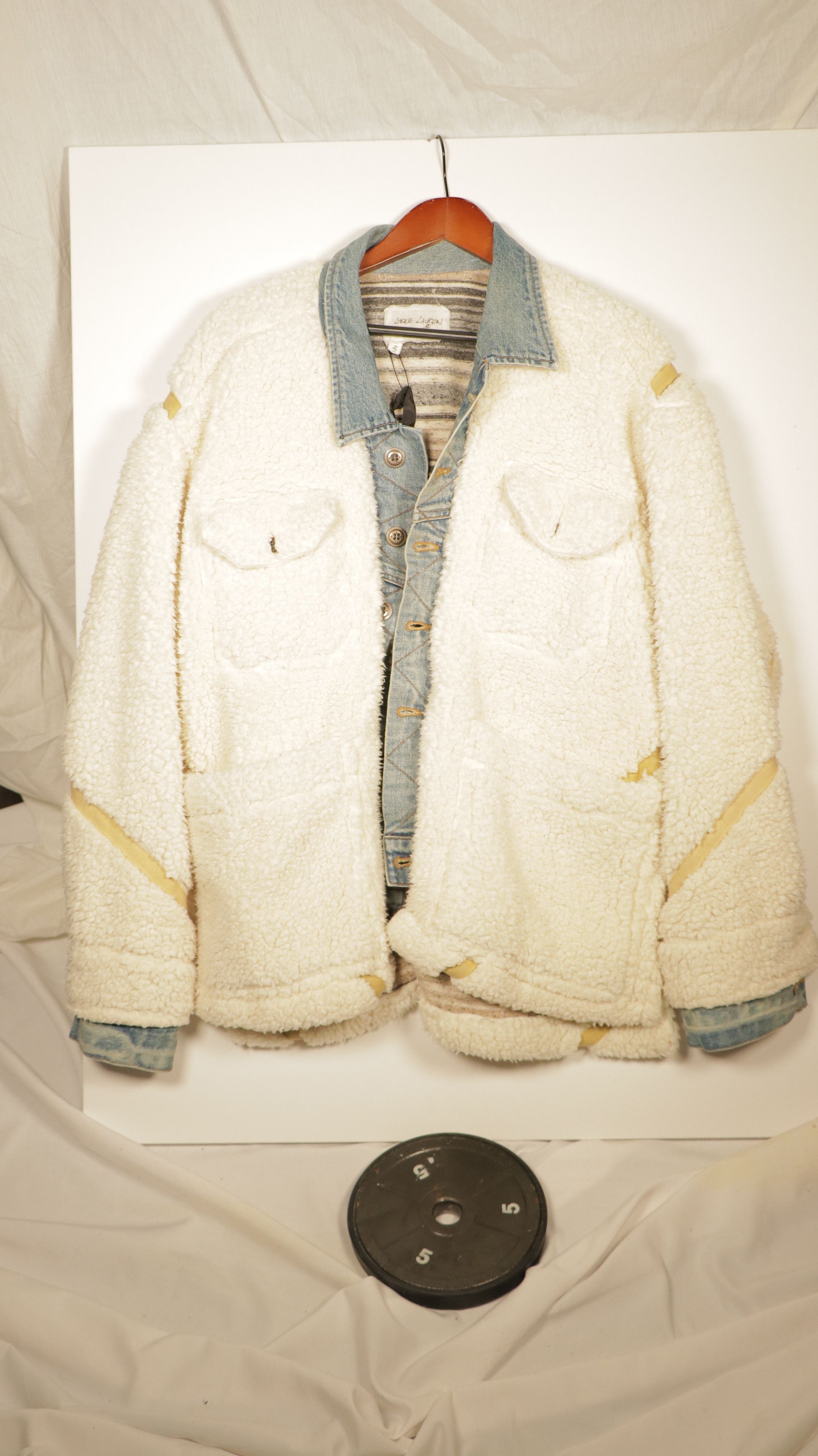 Greg Lauren *NWT* Greg Lauren Sherpa **RARE** Size 3/Large REVERSIBLE Size US L / EU 52-54 / 3 - 1 Thumbnail