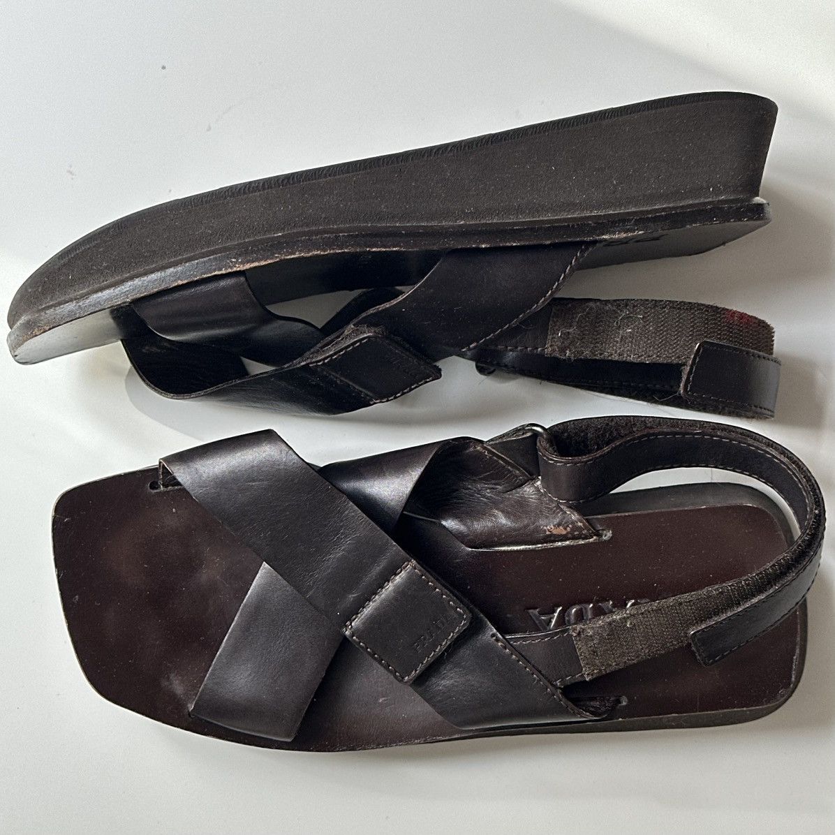 Prada Prada Vintage Archive Women's Sandals Size US 7.5 / IT 37.5 - 2 Thumbnail