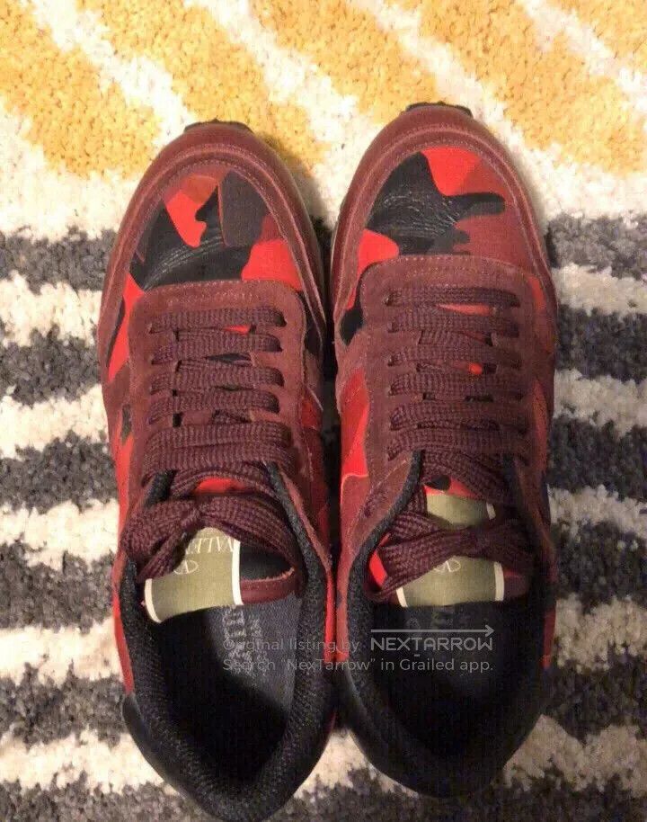 Valentino Valentino Classic Red Sneakers. Size US 5 / IT 35 - 2 Thumbnail