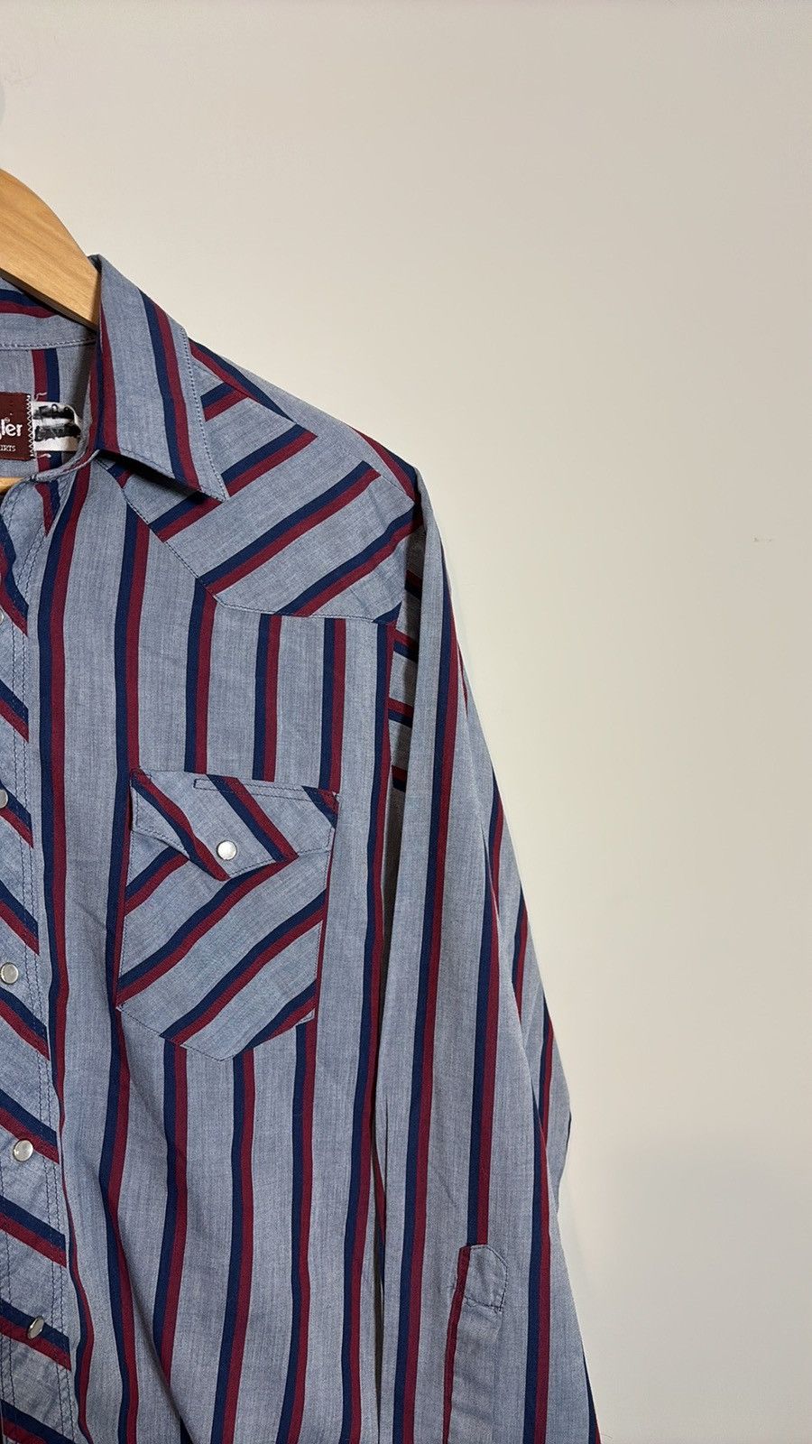 Vintage × Wrangler Vintage Wrangler Western Shirt Size US L / EU 52-54 / 3 - 2 Thumbnail