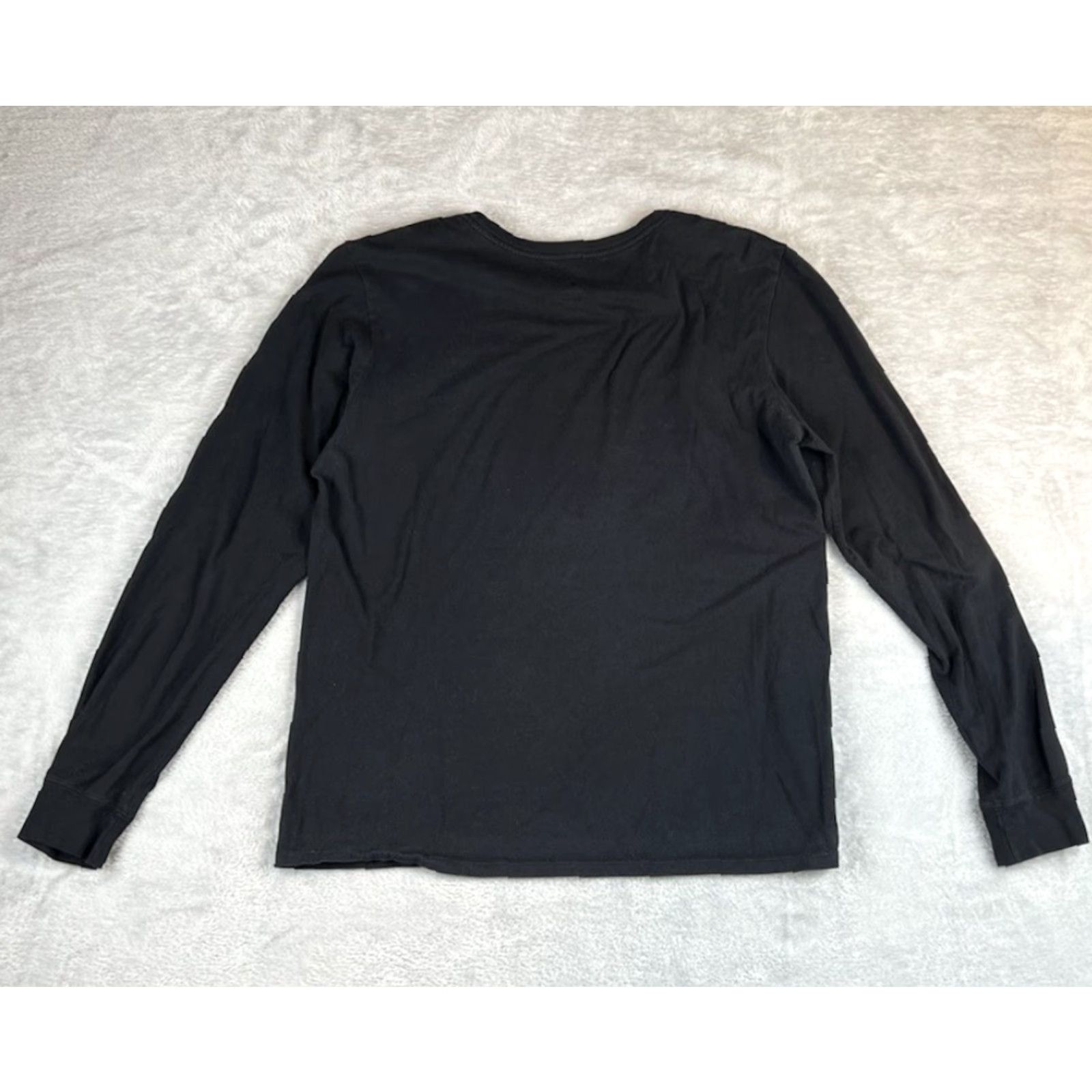 Nike Nike Jordan Iconic Wings Long Sleeve T-Shirt Men’s Medium Black Red Mens Shirt Size US M / EU 48-50 / 2 - 2 Thumbnail