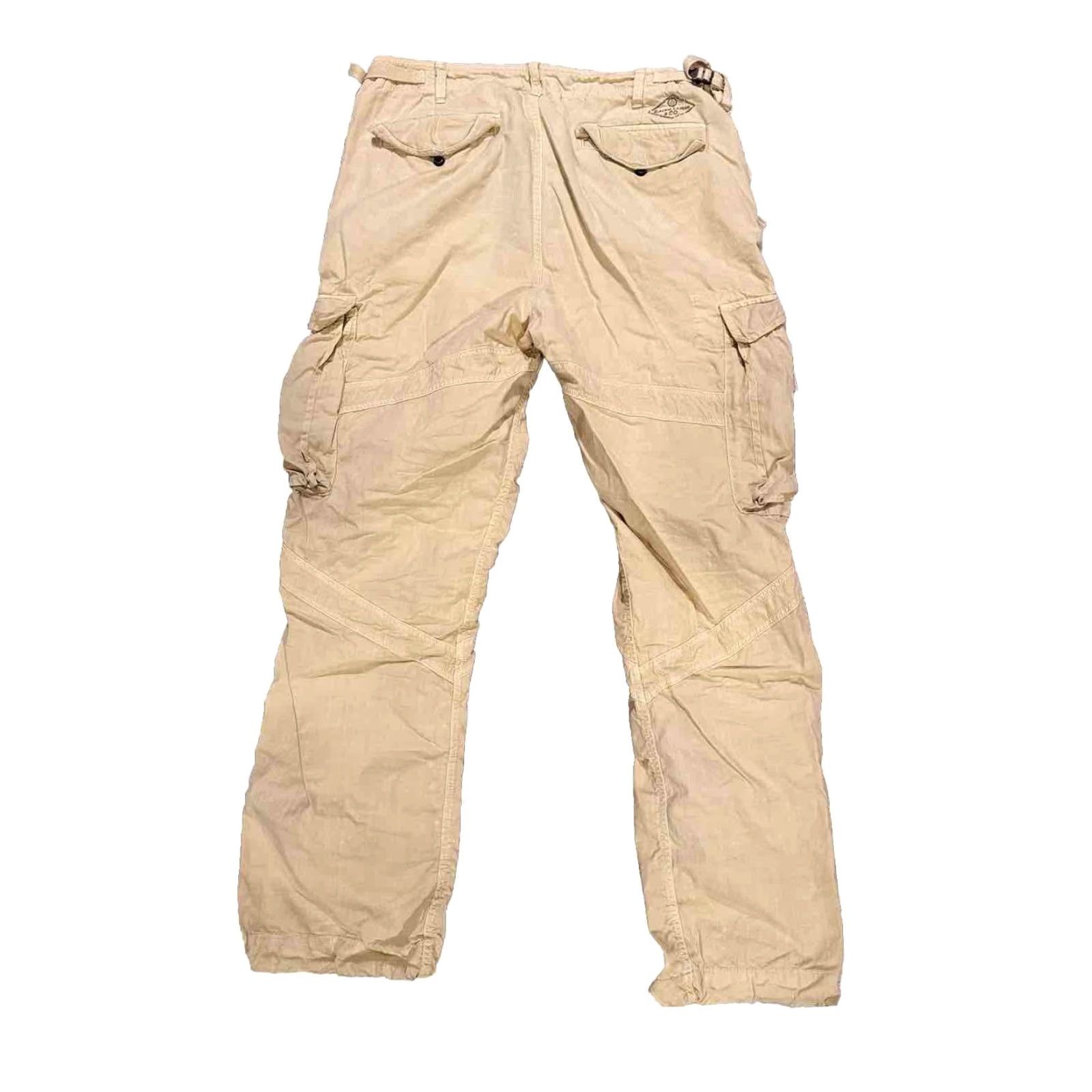 Polo Ralph Lauren VINTAGE Polo Ralph Lauren M-1957 Straight Fit Utility Cargo Pants Men 38/32 Beige Cargo Pants Men Size US M / EU 48-50 / 2 - 4 Thumbnail