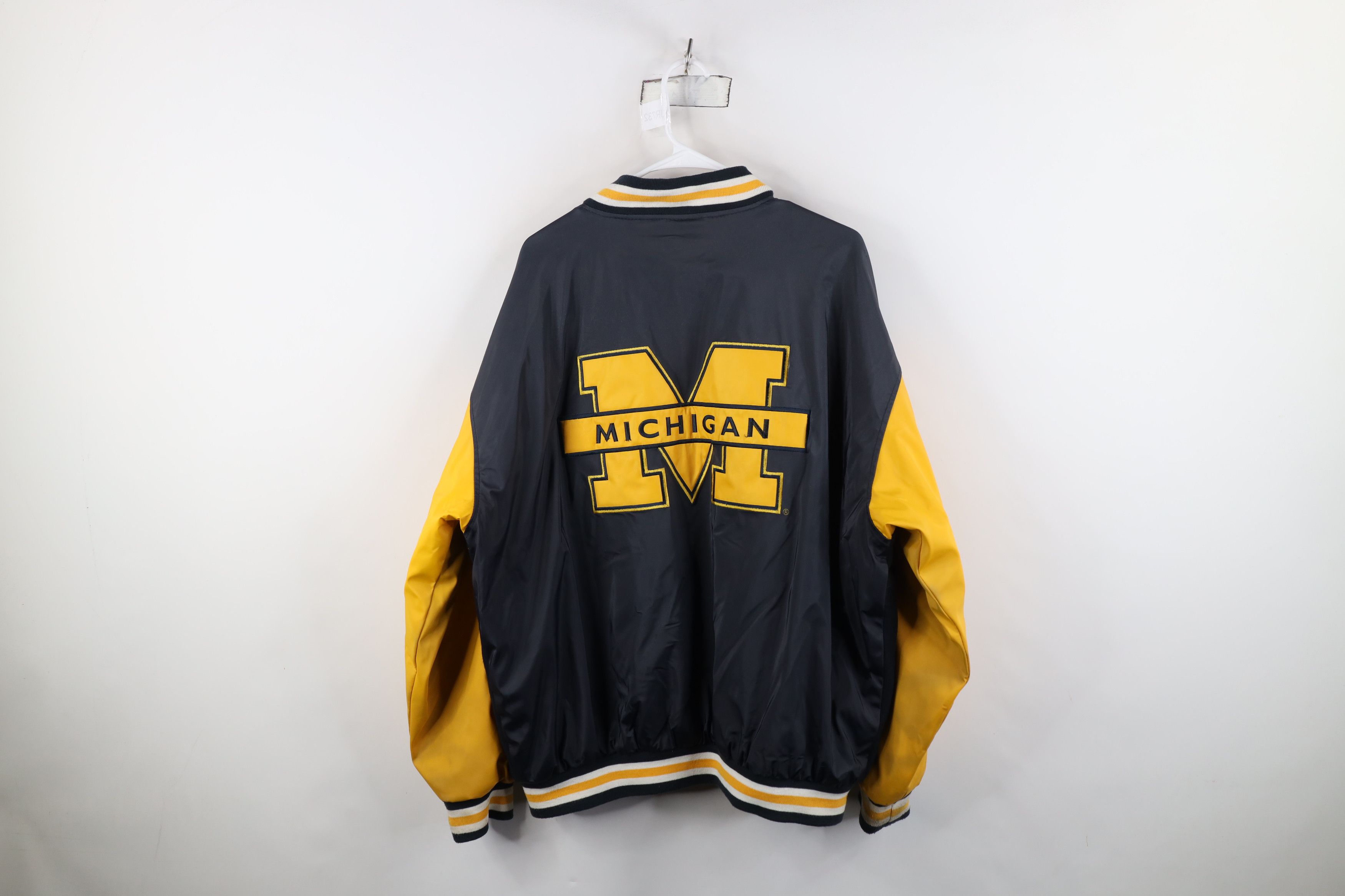Vintage Vintage 90s Y2K Reversible University of Michigan Jacket Size US XXL / EU 58 / 5 - 13 Thumbnail