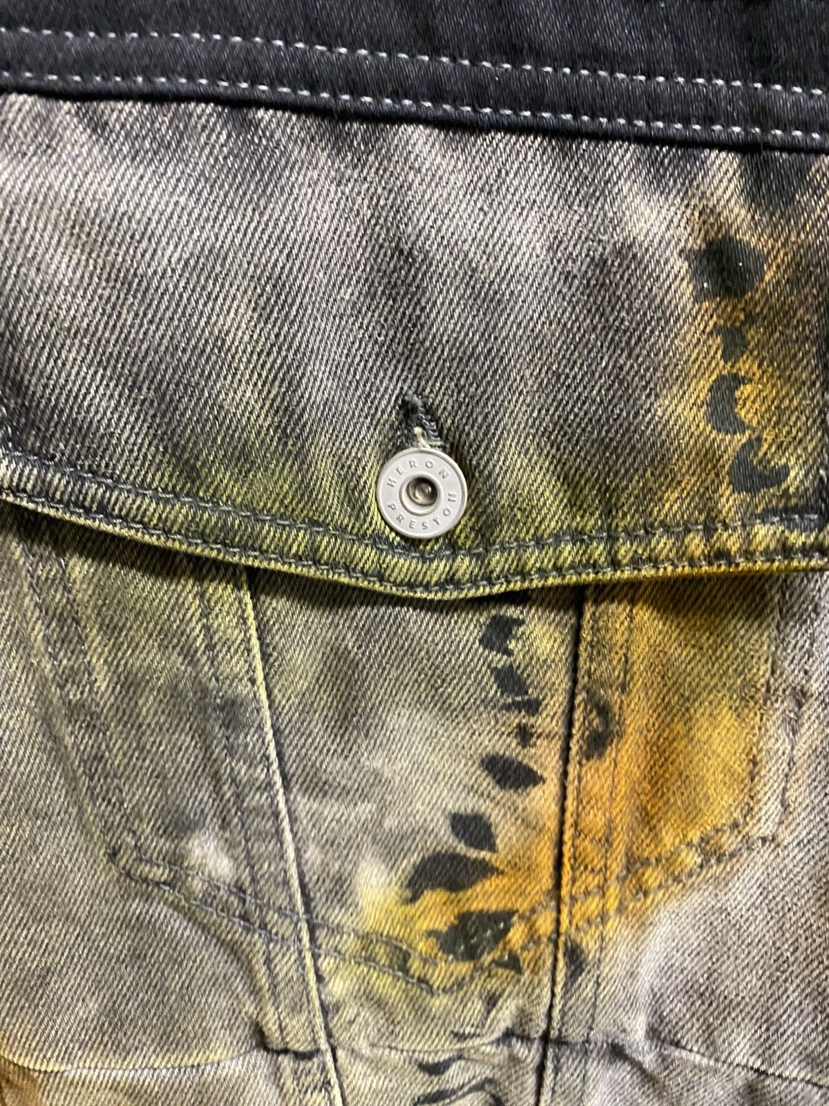 Heron Preston Heron Preston Tie-Dye Denim Jacket Size US L / EU 52-54 / 3 - 4 Thumbnail