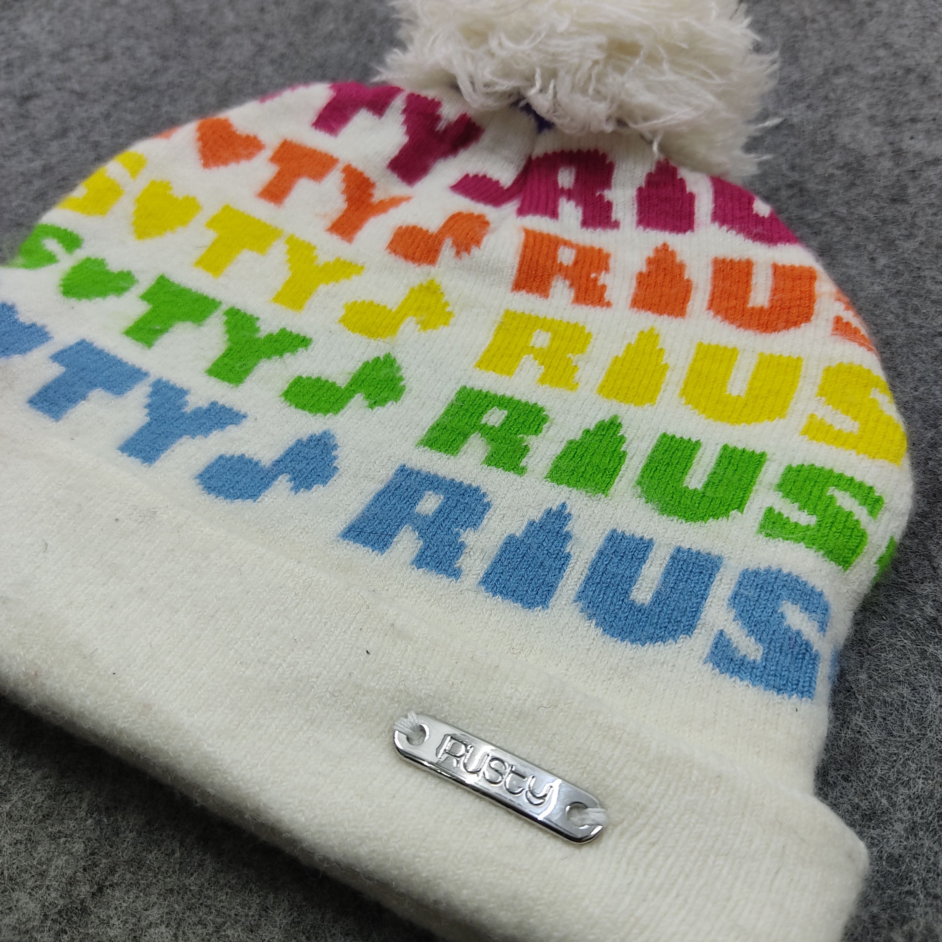 Rusty × Vintage Rusty Beanie / Snow Hat / Snow Cap Size ONE SIZE - 2 Thumbnail