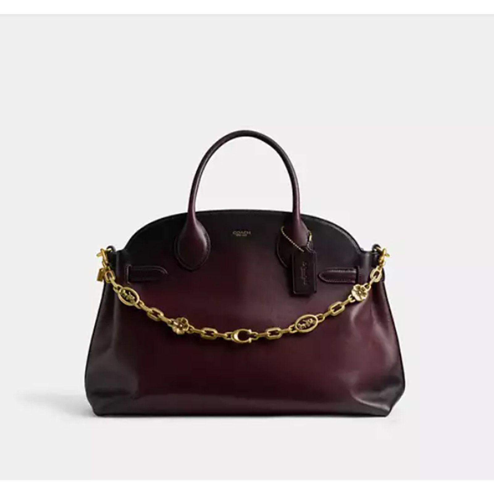 Coach Coach Horse & Carriage Chain Strap In Brass/Brass CX180 NWT Size ONE SIZE - 7 Thumbnail