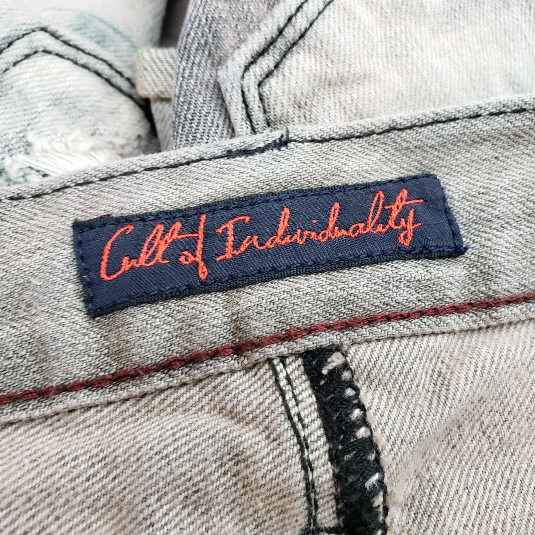 Cult Of Individuality Cult of Individuality Womens Rockabilly Shorts Sz 25 Pink Gray Distressed Size 42" / US 20 - 4 Thumbnail