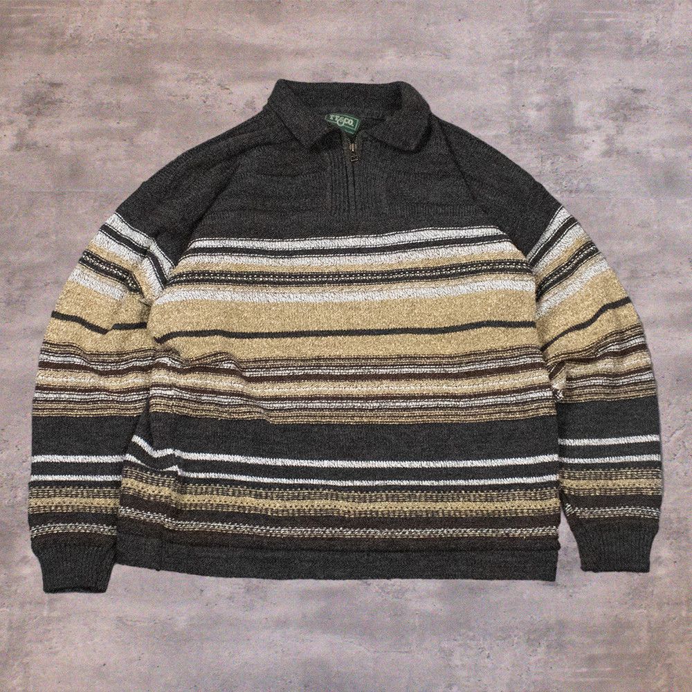 Coogi × Streetwear × Vintage Vintage 1990's TT&CO 3d Knit