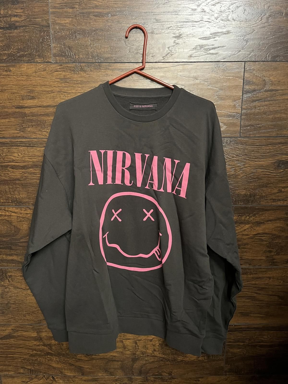 Designer Nirvana Crew Neck Slouchy Pink Logo - ASOS 2016 - M Size US M / EU 48-50 / 2 - 1 Thumbnail