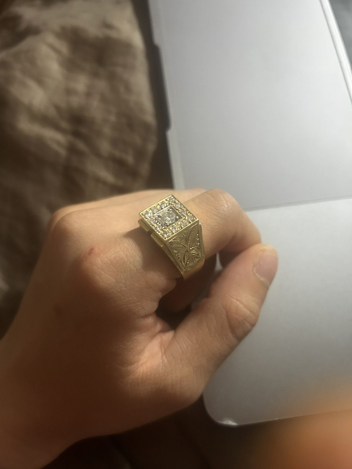 Vintage Men’s Gold Ring Size ONE SIZE - 3 Thumbnail