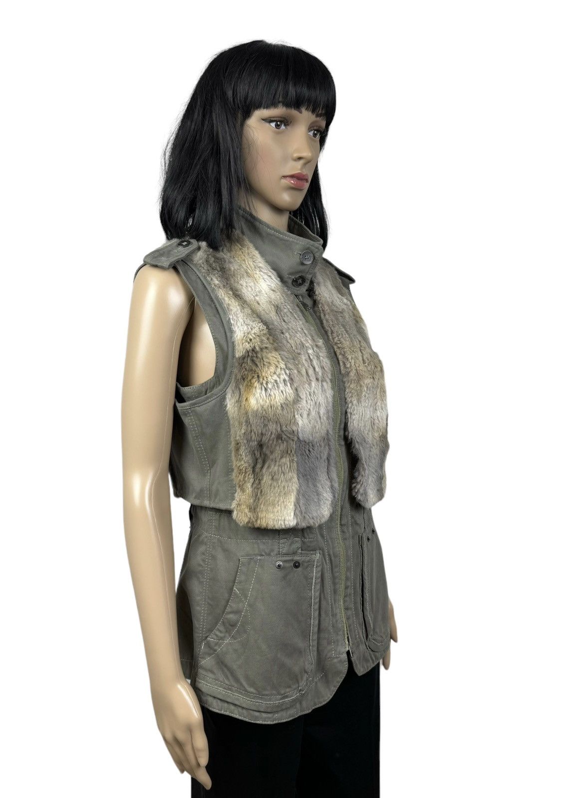 Other Marc Cain 2in1 Rabbit Fur Vest size 2 Size M / US 6-8 / IT 42-44 - 2 Thumbnail