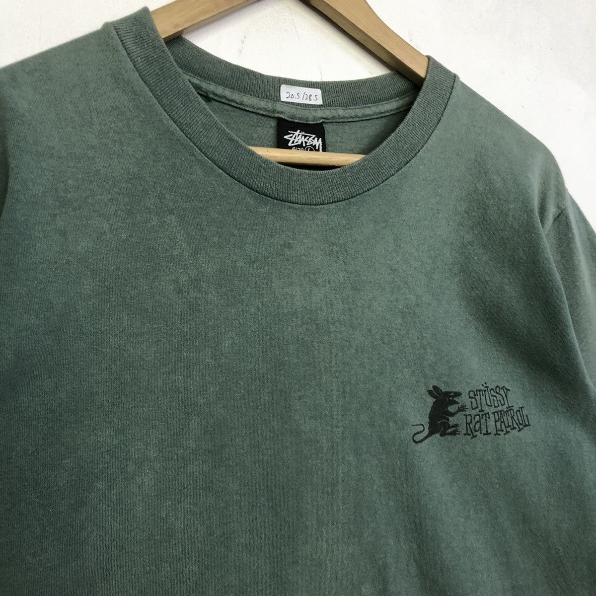 Stussy × Vintage Vintage 80 Stussy Rat Patrol Backhitt Tshirt Size US L / EU 52-54 / 3 - 9 Thumbnail