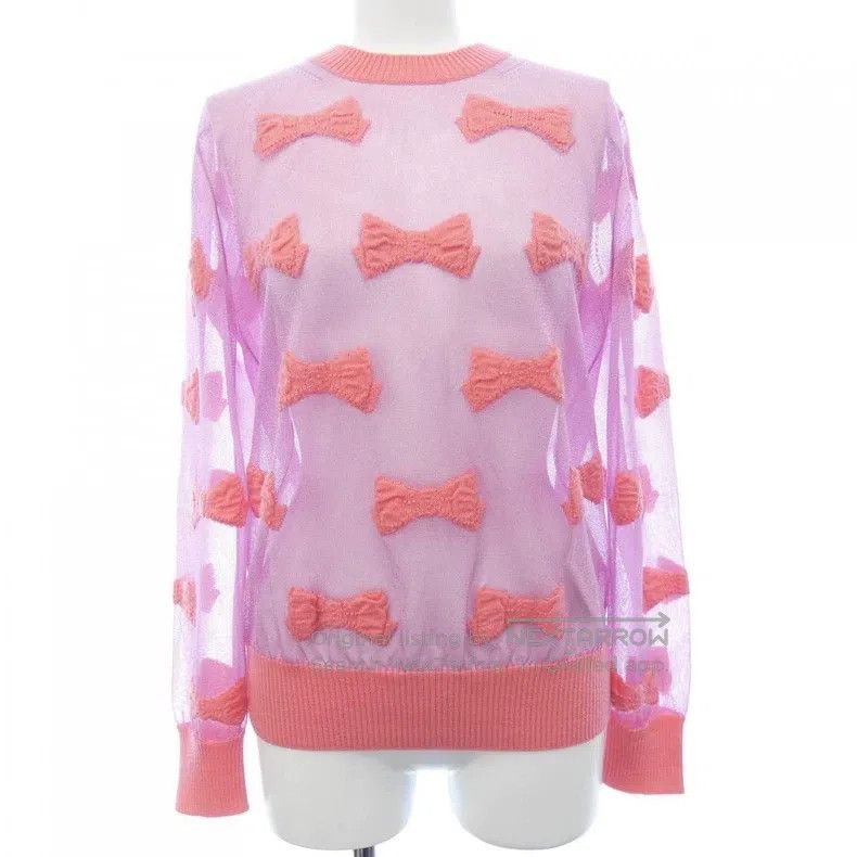 Comme des Garcons Comme Des Garcons Bow Tie Transparent Top Size M / US 6-8 / IT 42-44 - 1 Thumbnail