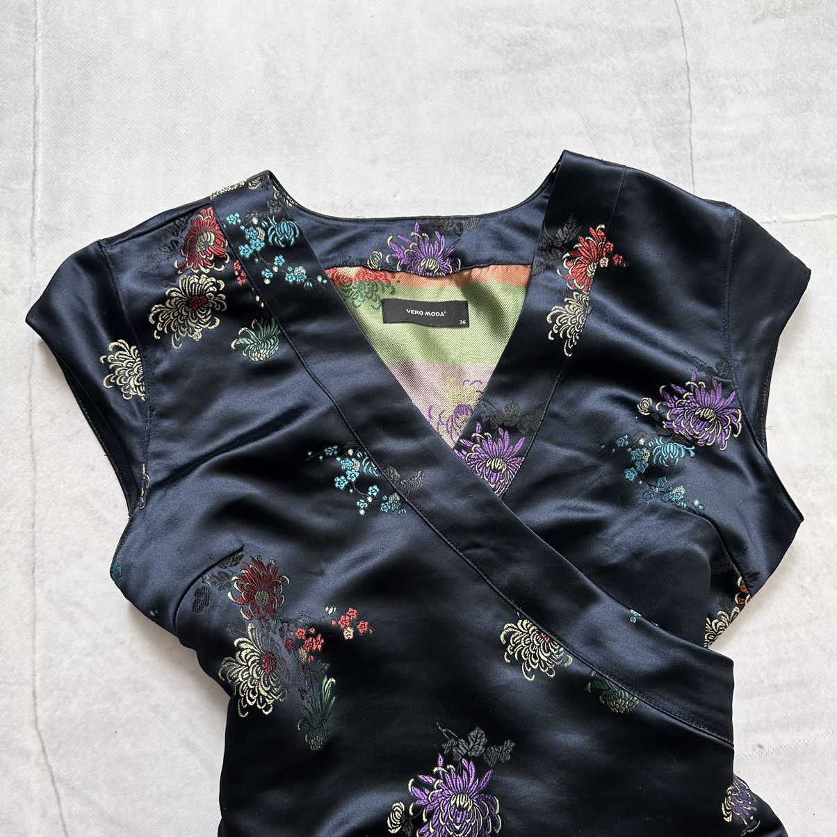 Hysteric Glamour × Undercover 00s Japan Floral Vintage Side Tank Top Hysteric Glamour Vibe Size S / US 4 / IT 40 - 2 Thumbnail