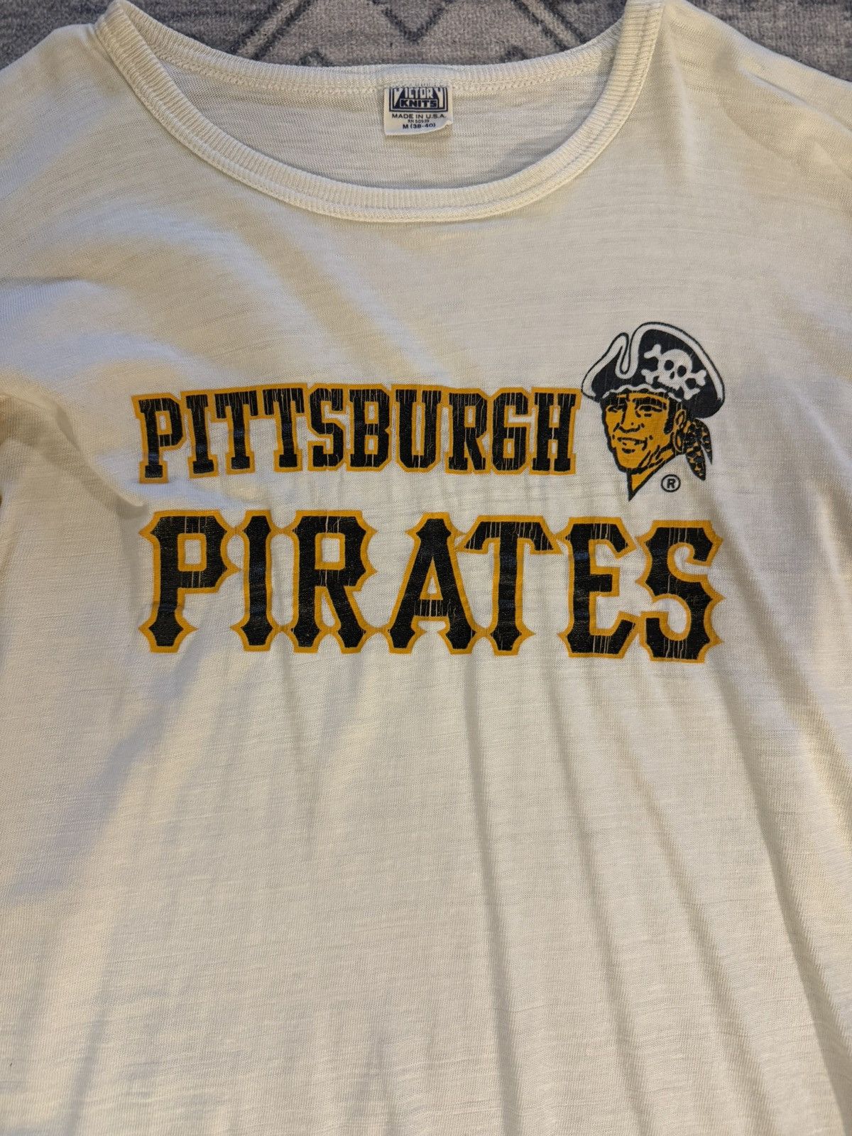 MLB × Vintage 70’s vintage MLB pirates Victory Knit ringer tee Size US M / EU 48-50 / 2 - 2 Thumbnail