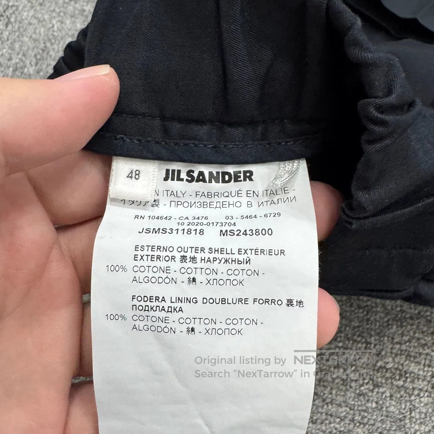 Jil Sander Jil Sander Solid Casual Pants. Size US 32 / EU 48 - 3 Thumbnail