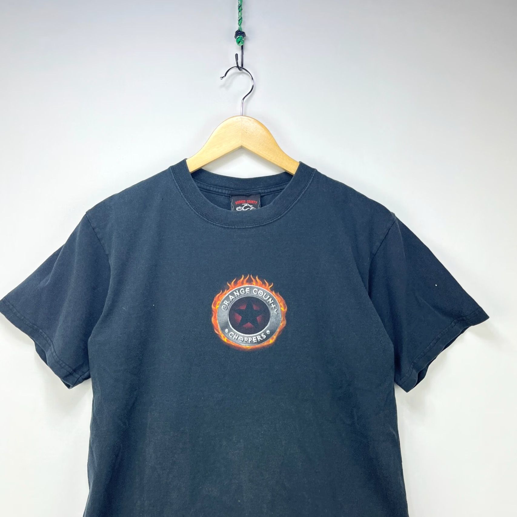 Vintage VINTAGE Orange County Choppers Flames Biker T-shirt M Medium Black Mens T-Shirt Size US M / EU 48-50 / 2 - 2 Thumbnail