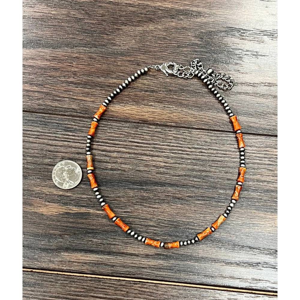 Other Handmade Navajo Bead Gemstone Necklace 738992 16 Inches Size ONE SIZE - 9 Thumbnail