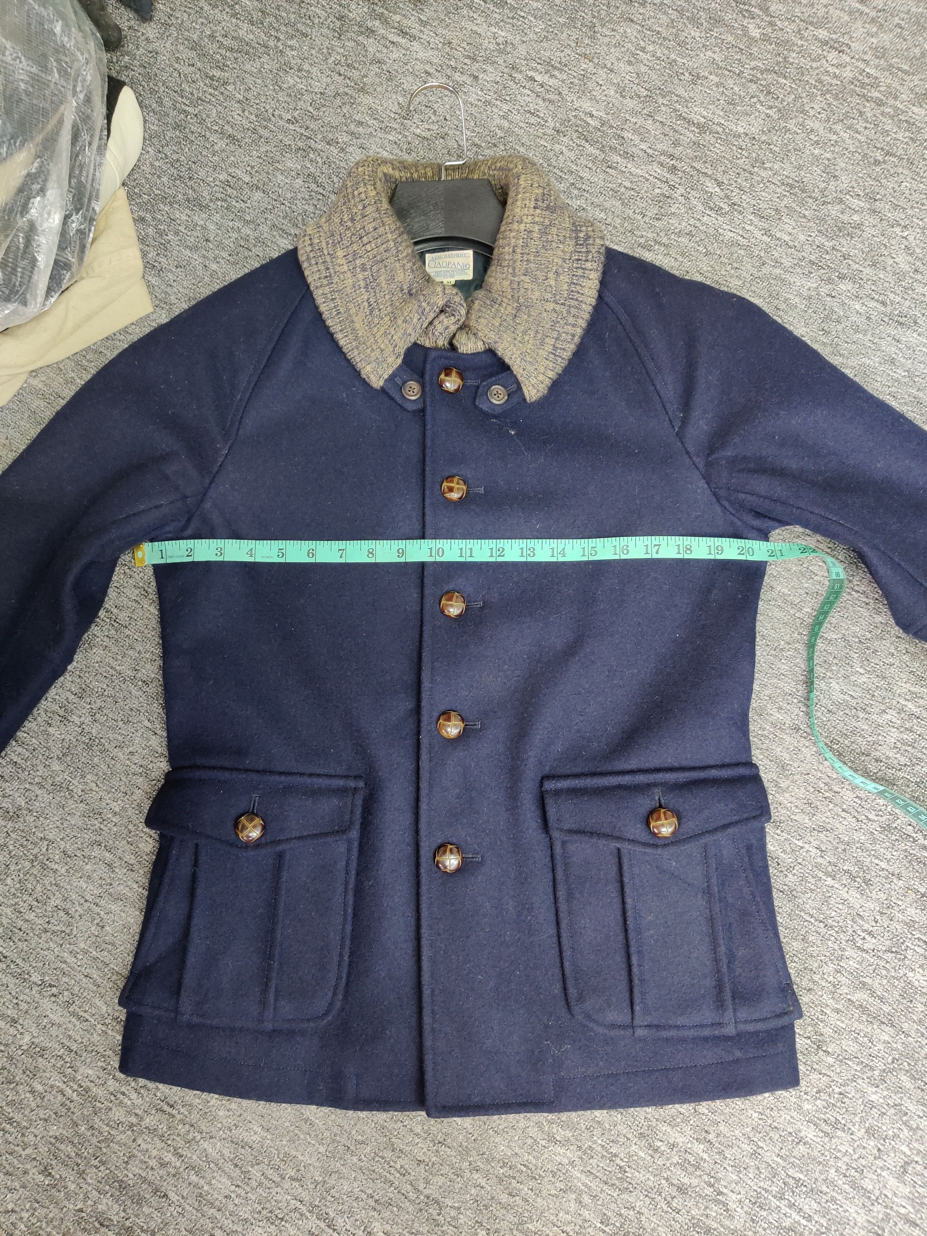 Ciaopanic Vintage Ciaopanic Shawl Collar Wool Single Breasted Coat Size US M / EU 48-50 / 2 - 13 Thumbnail