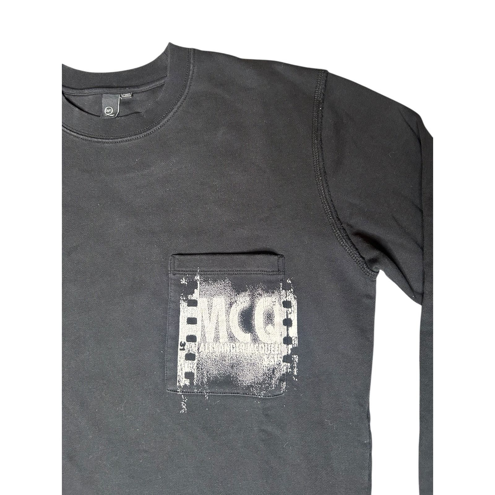 Alexander McQueen × Vintage Alexander McQueen McQ Pocket Crewneck Sweatshirt Size US S / EU 44-46 / 1 - 3 Thumbnail