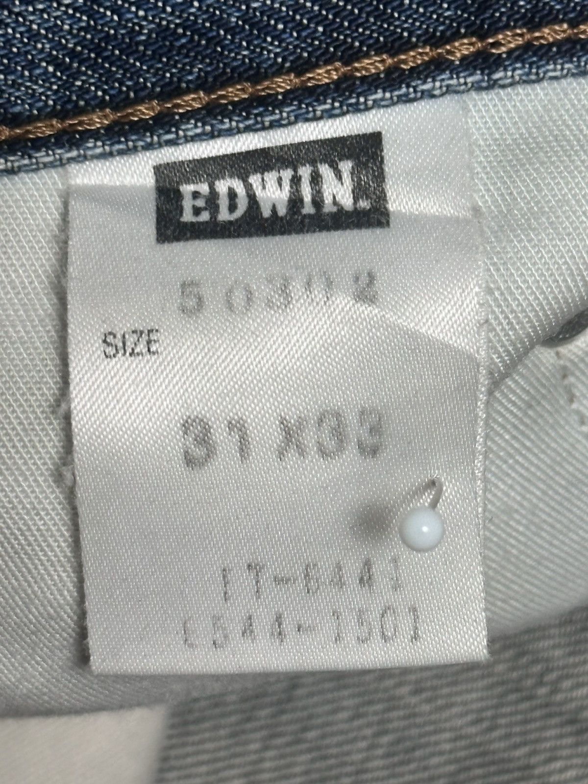 Edwin EDWIN 503 ZZ Vintage Distressed Japan Straight Jeans & Faded Size US 30 / EU 46 - 15 Thumbnail