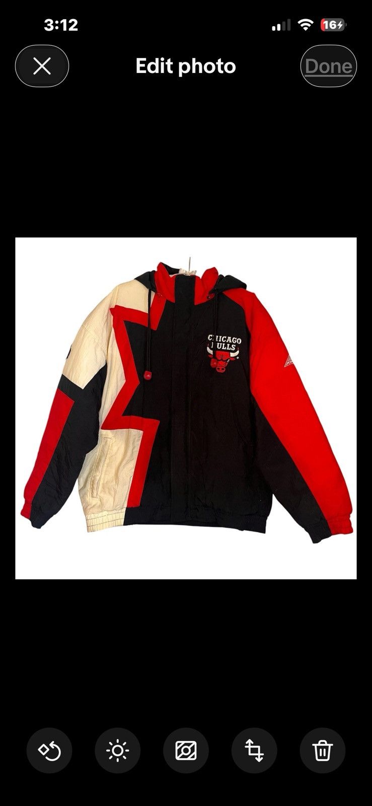 Apex One Vintage 90s chicago bulls jordan era bomber jacket hood Size US L / EU 52-54 / 3 - 1 Thumbnail