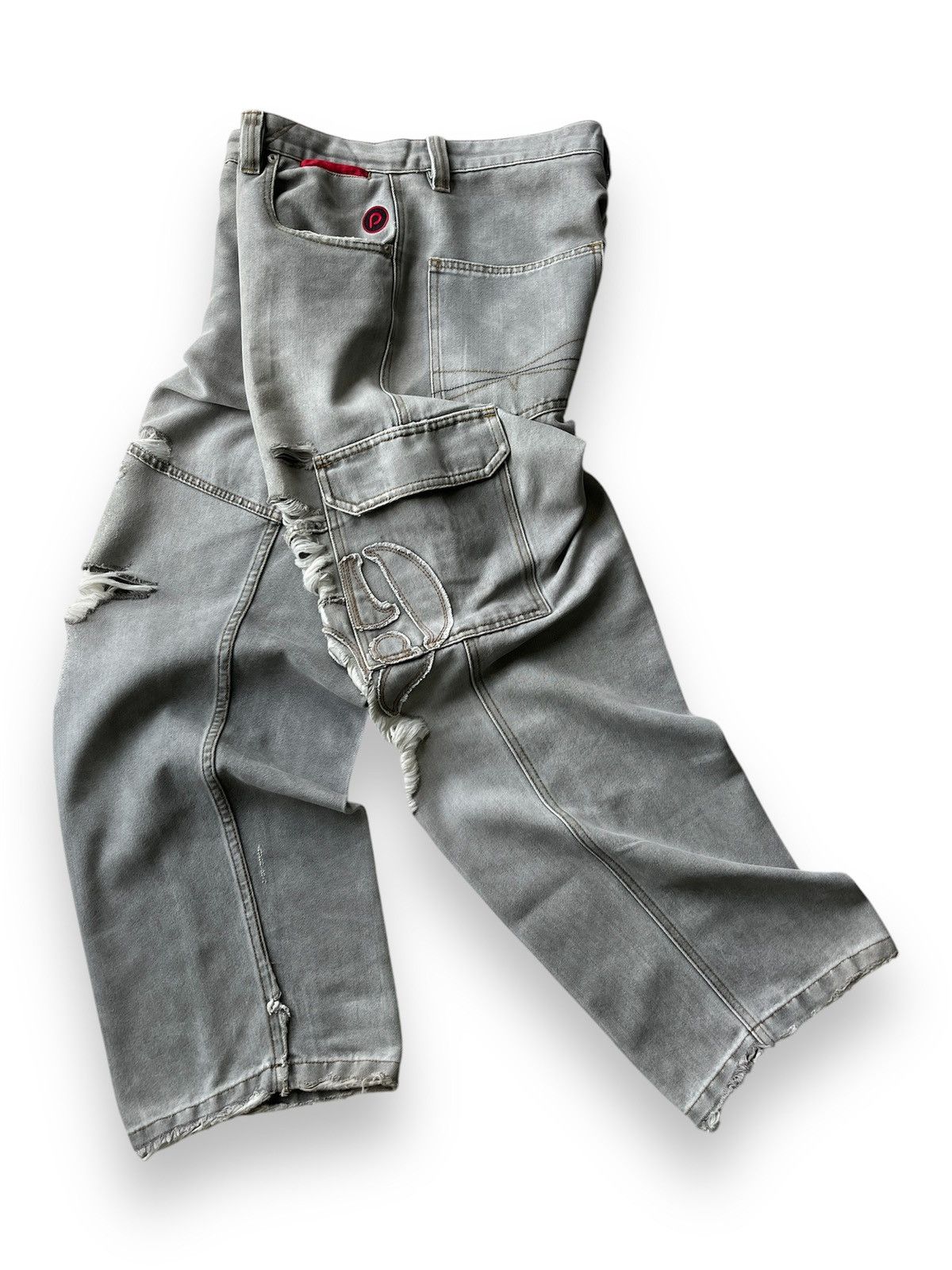 Vintage PJS Cargo Pants Baggy Size US 35 - 1 Thumbnail