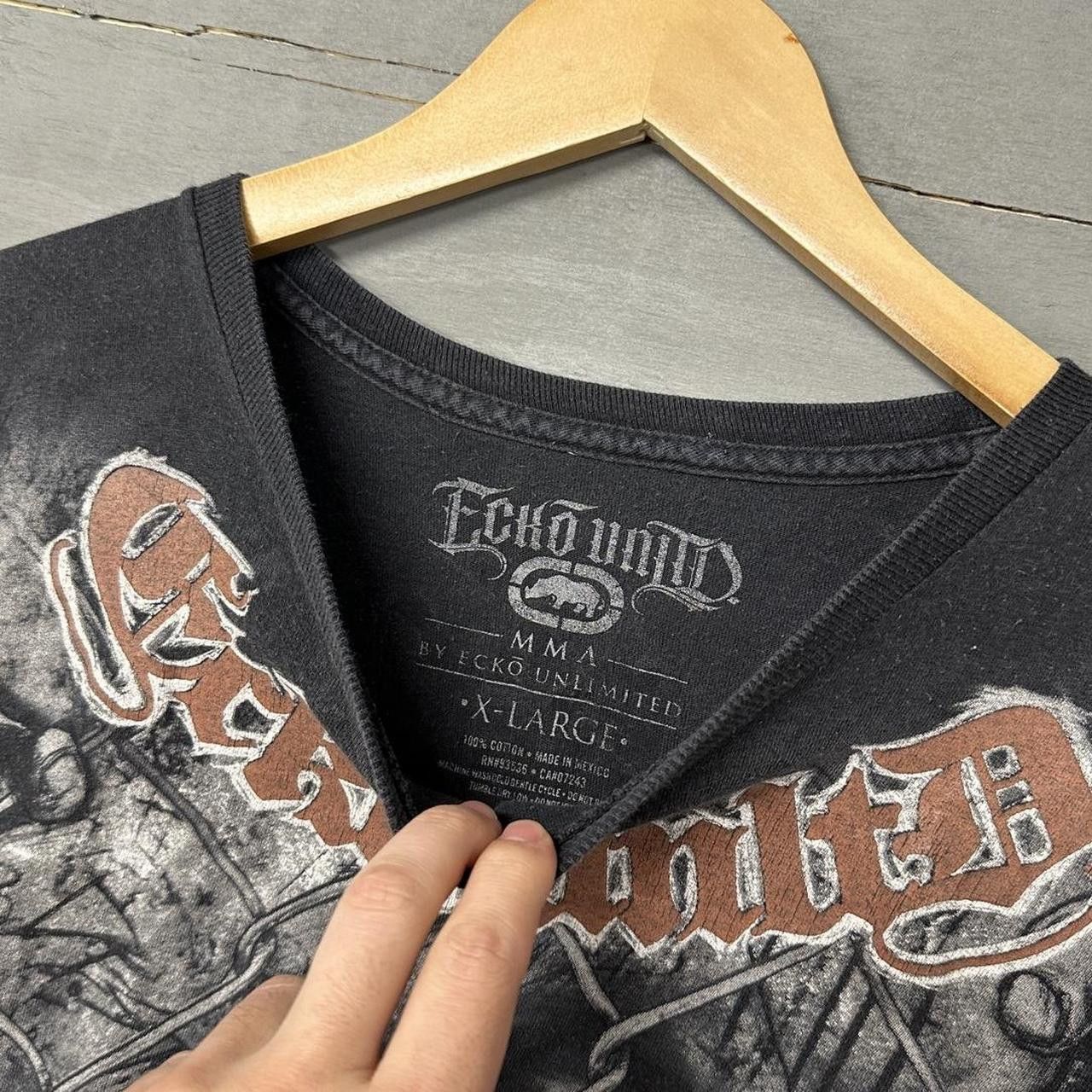 Affliction × Ecko Unltd. Y2K Ecko Unltd. MMA UFC Shirt Faded Black XL Size US XL / EU 56 / 4 - 2 Thumbnail