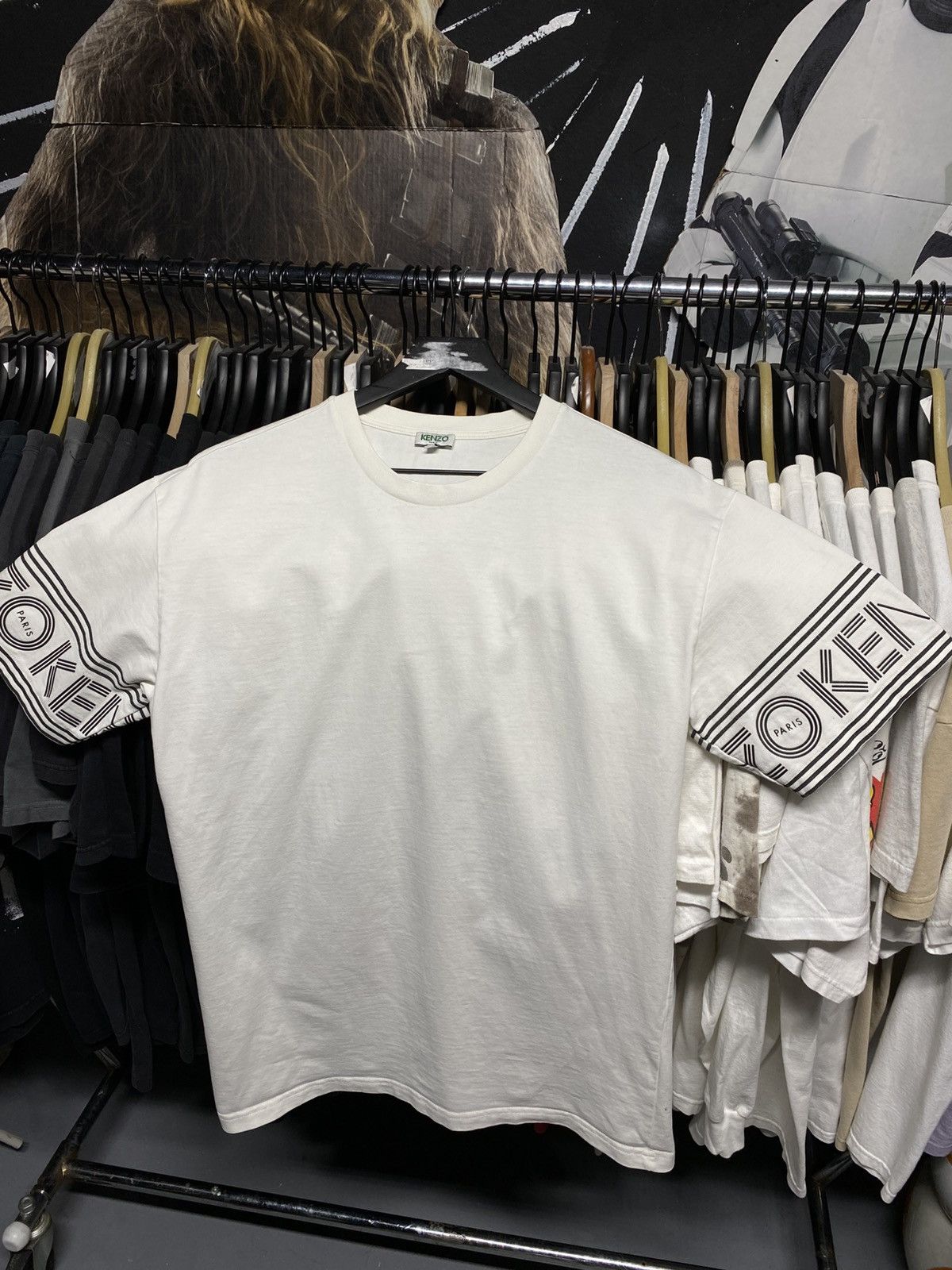 Kenzo Kenzo Paris White T-Shirt Preowned Men’s Medium Size US M / EU 48-50 / 2 - 8 Thumbnail