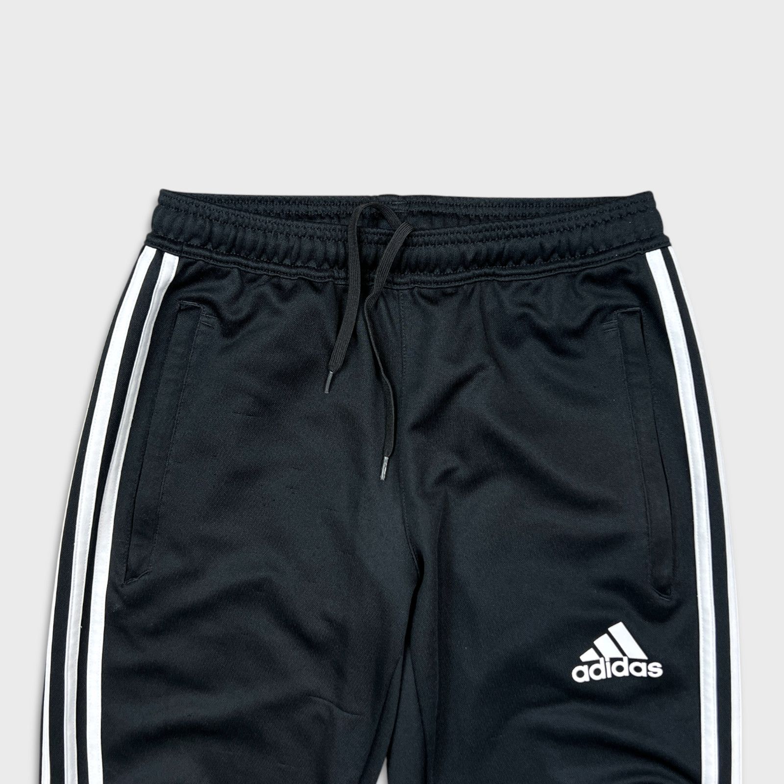 Adidas × Vintage Adidas Track Pants Small Stripes Spell Out Training Athletic Size US 26 / EU 42 - 2 Thumbnail