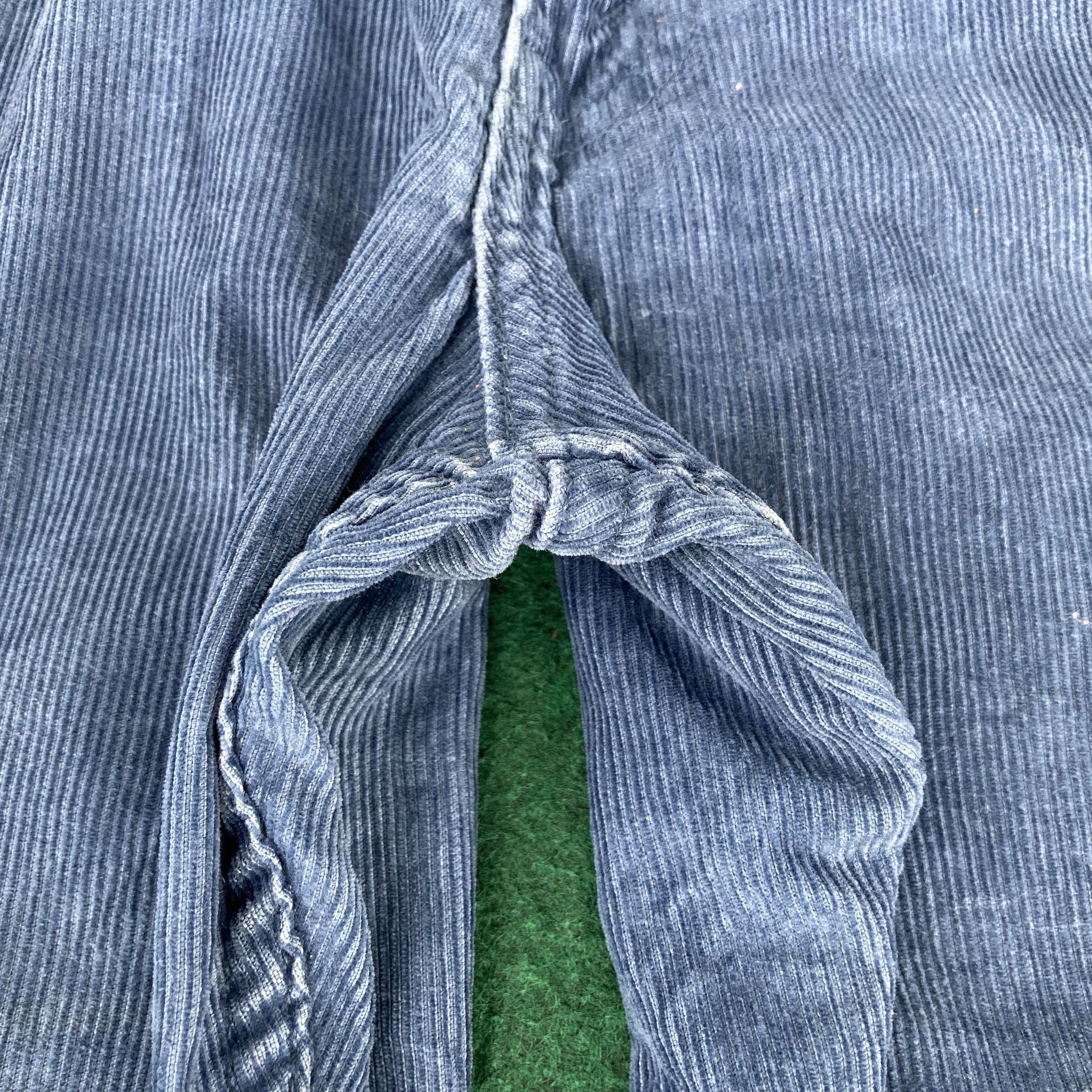 Levi's × Vintage Vtg Levis 517 Blue Corduroy Denim Flare Bootcut Jeans Size US 33 - 5 Thumbnail