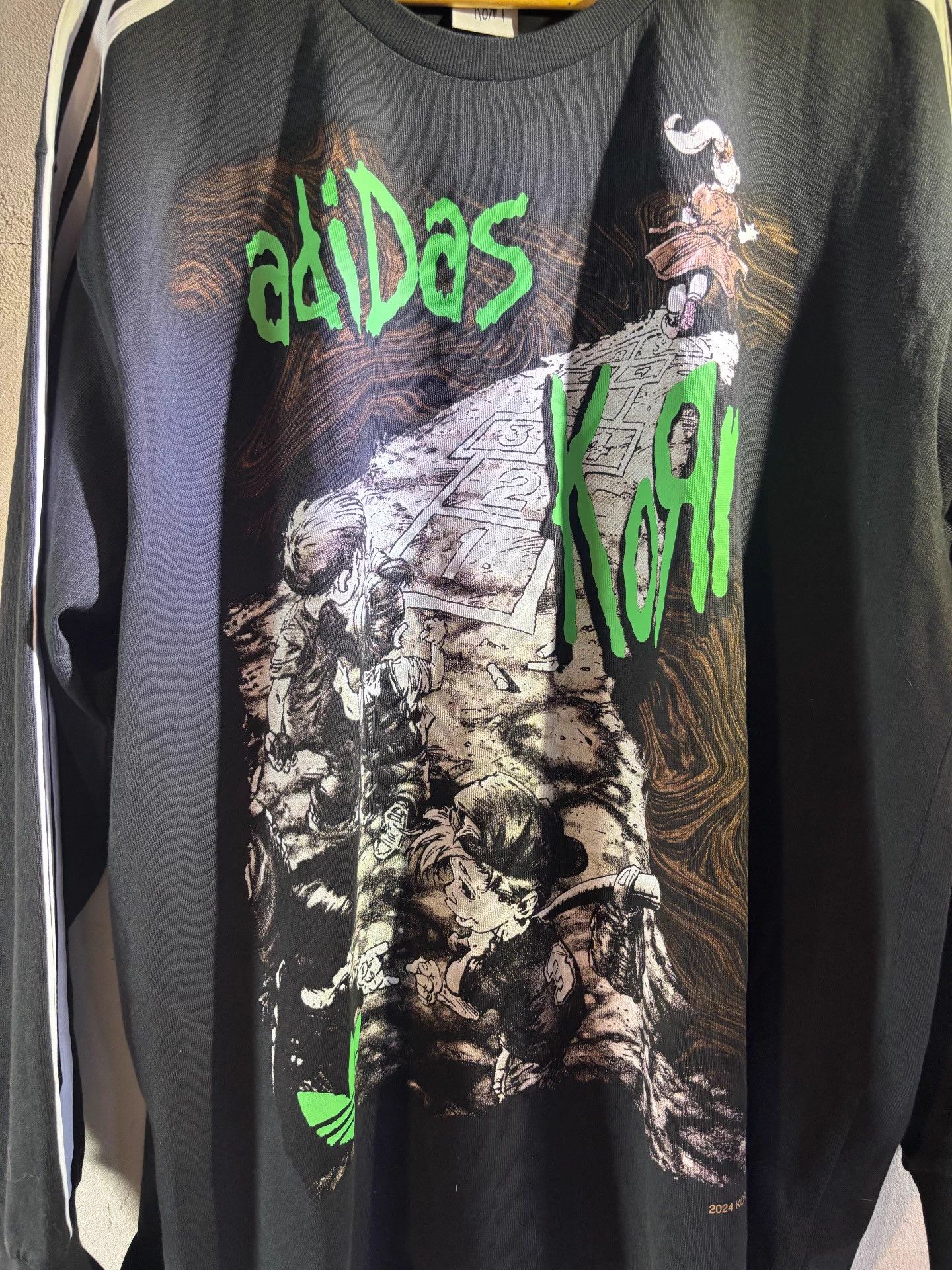 Adidas Korn x adidas Longsleeve Tee (Hopscotch Girl, Album Cover) XL BN Size US XXL / EU 58 / 5 - 4 Thumbnail