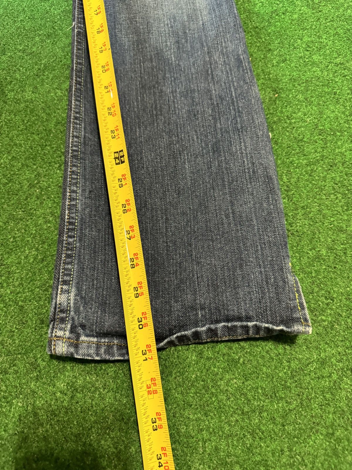 Vintage Vtg Y2K Low Rise Cruel Girl Slim Bootcut Flare 28x31 Jeans Size 28" / US 6 / IT 42 - 7 Thumbnail