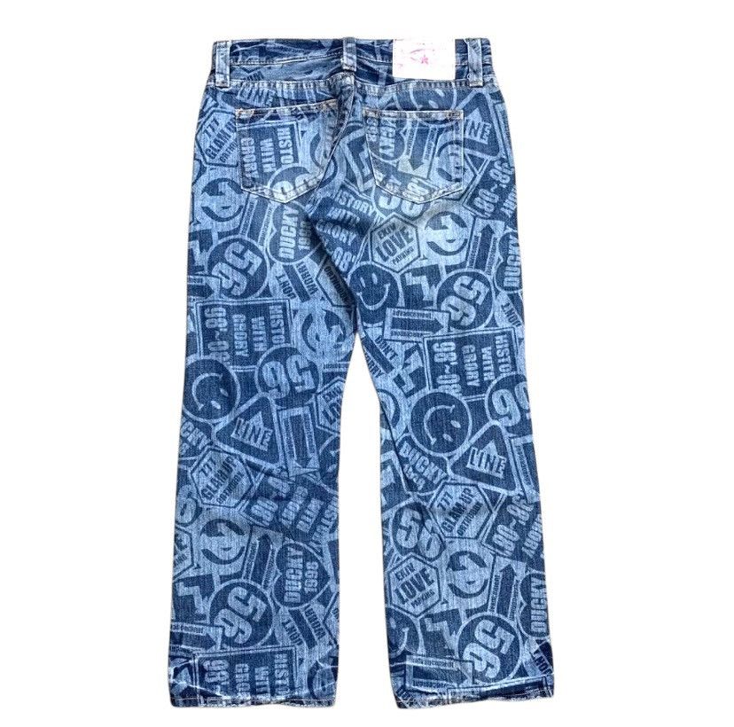 Japanese Brand Vintage Co and Lu All Over Print Jeans Size US 32 / EU 48 - 4 Thumbnail