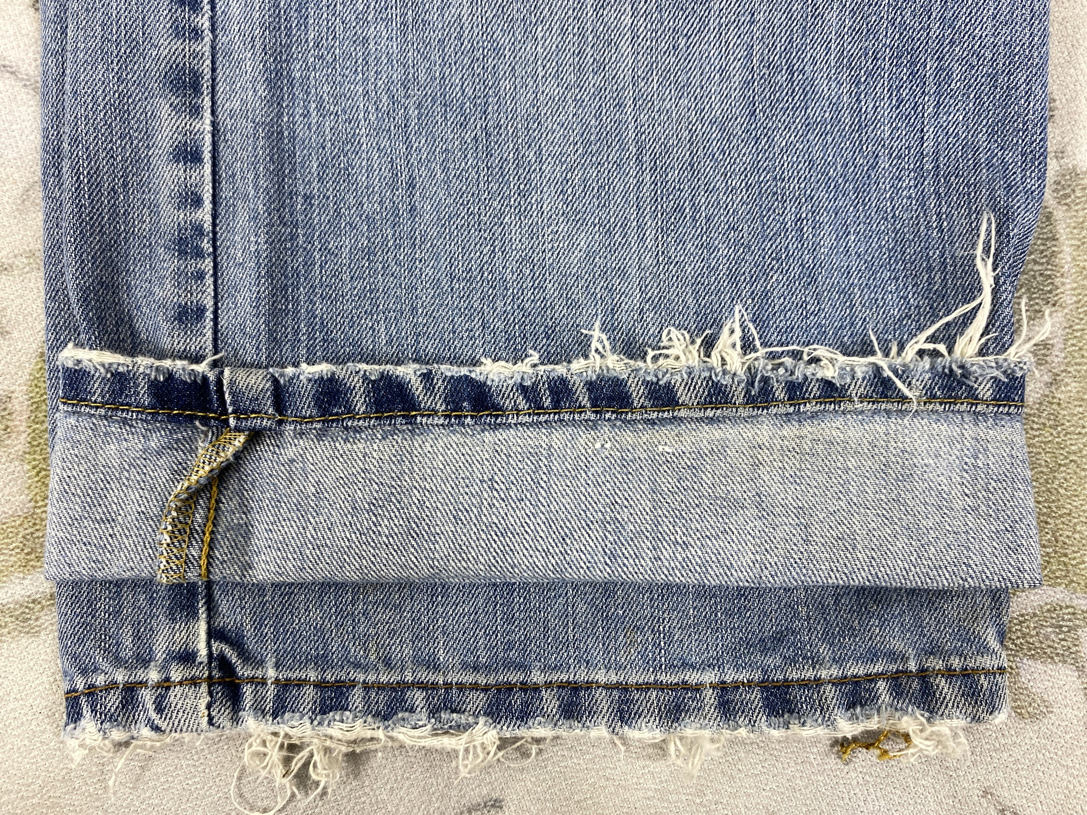 Levi's Blue Wash Vintage Levi's 569 Loose Straight Denim -JN420 Size US 33 - 13 Thumbnail