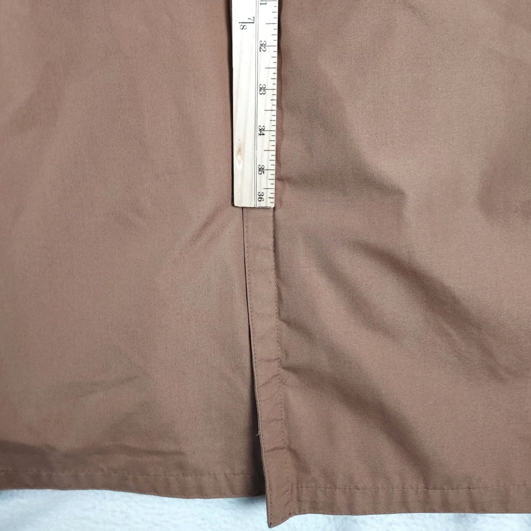 Vintage VINTAGE London Fog Tempo Europa Women’s Coat Trench Belted Brown 8R Thinsulate Faux Fur Collar Womens Size M / US 6-8 / IT 42-44 - 6 Thumbnail