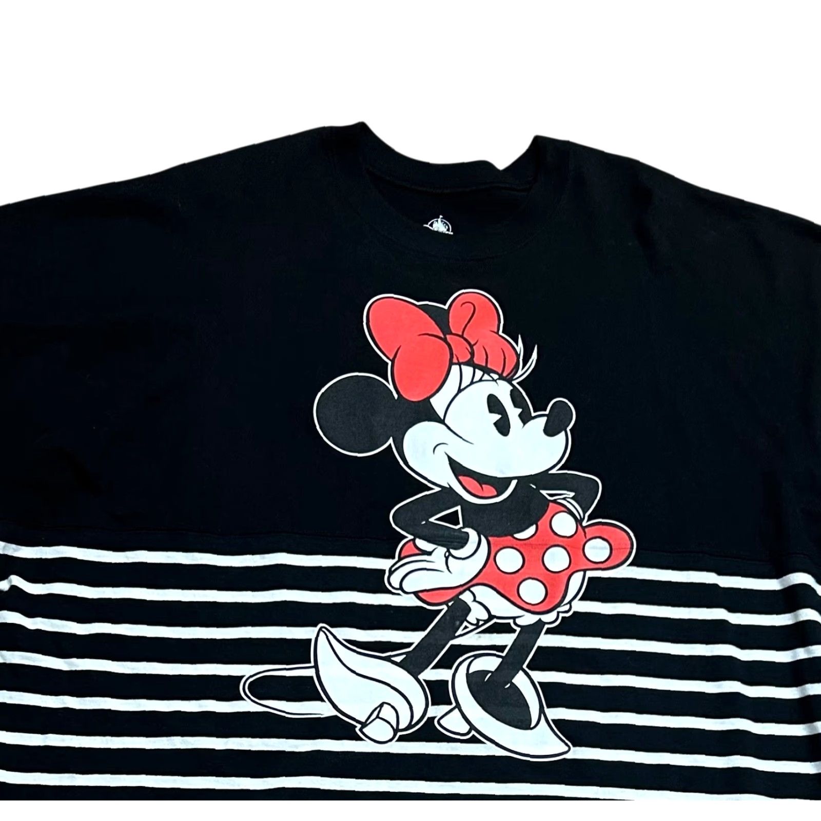 Disney Disney Spirit Jersey Minnie Mouse Forever T Shirt 2XL Long Sleeve Black Ladies Mens Unisex Adults Minnie Mouse Graphic Print Crew Neck Cotton Jersey Size US XXL / EU 58 / 5 - 6 Thumbnail