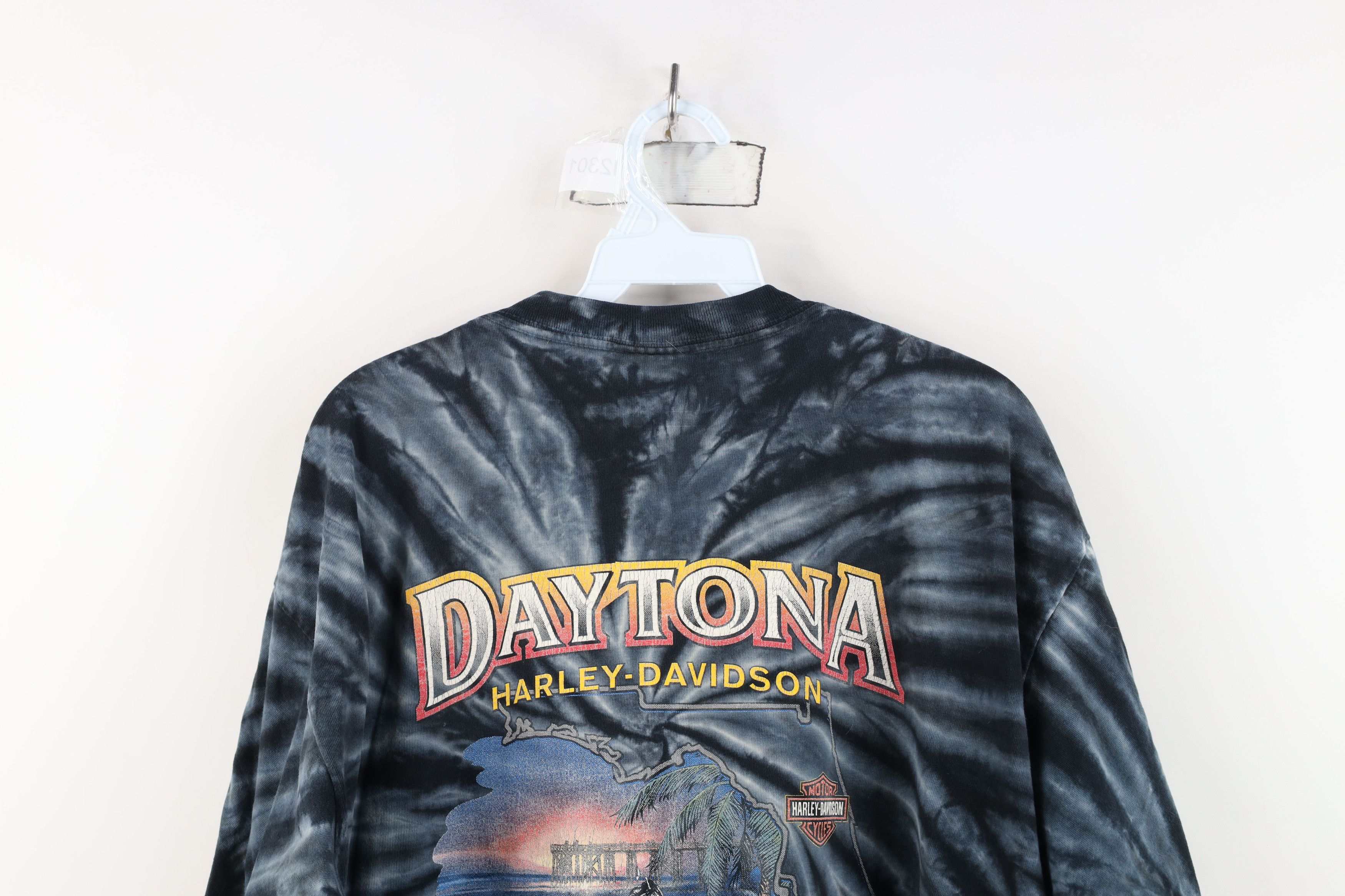 Harley Davidson Vintage Y2K 2000 Harley Davidson Tie Dye Eagle T-Shirt Size US L / EU 52-54 / 3 - 13 Thumbnail