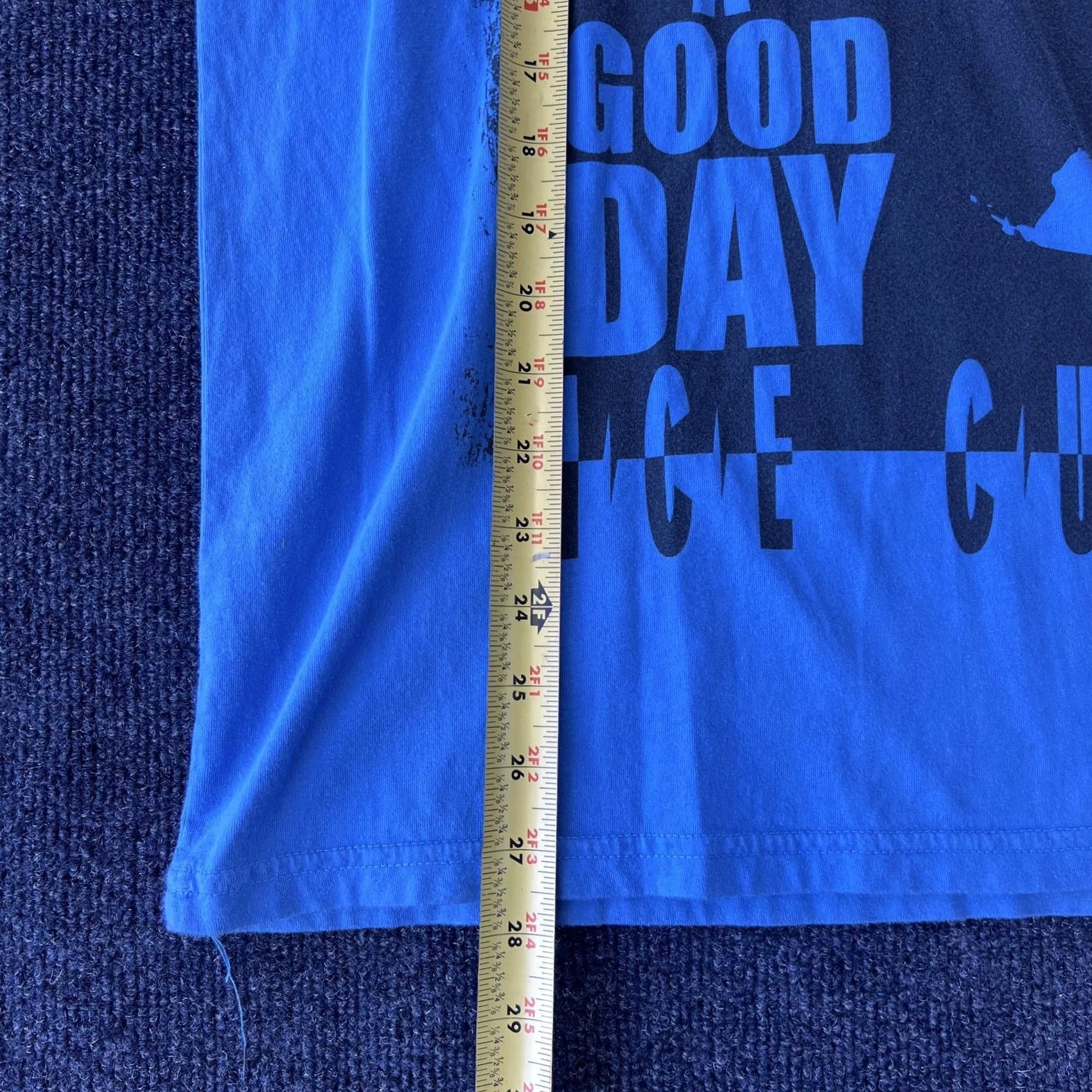 Junk Food VINTAGE Ice Cube Today Was A Good Day Shirt Mens Medium Blue Junk Food Hip Hop Graphic Size US M / EU 48-50 / 2 - 4 Thumbnail