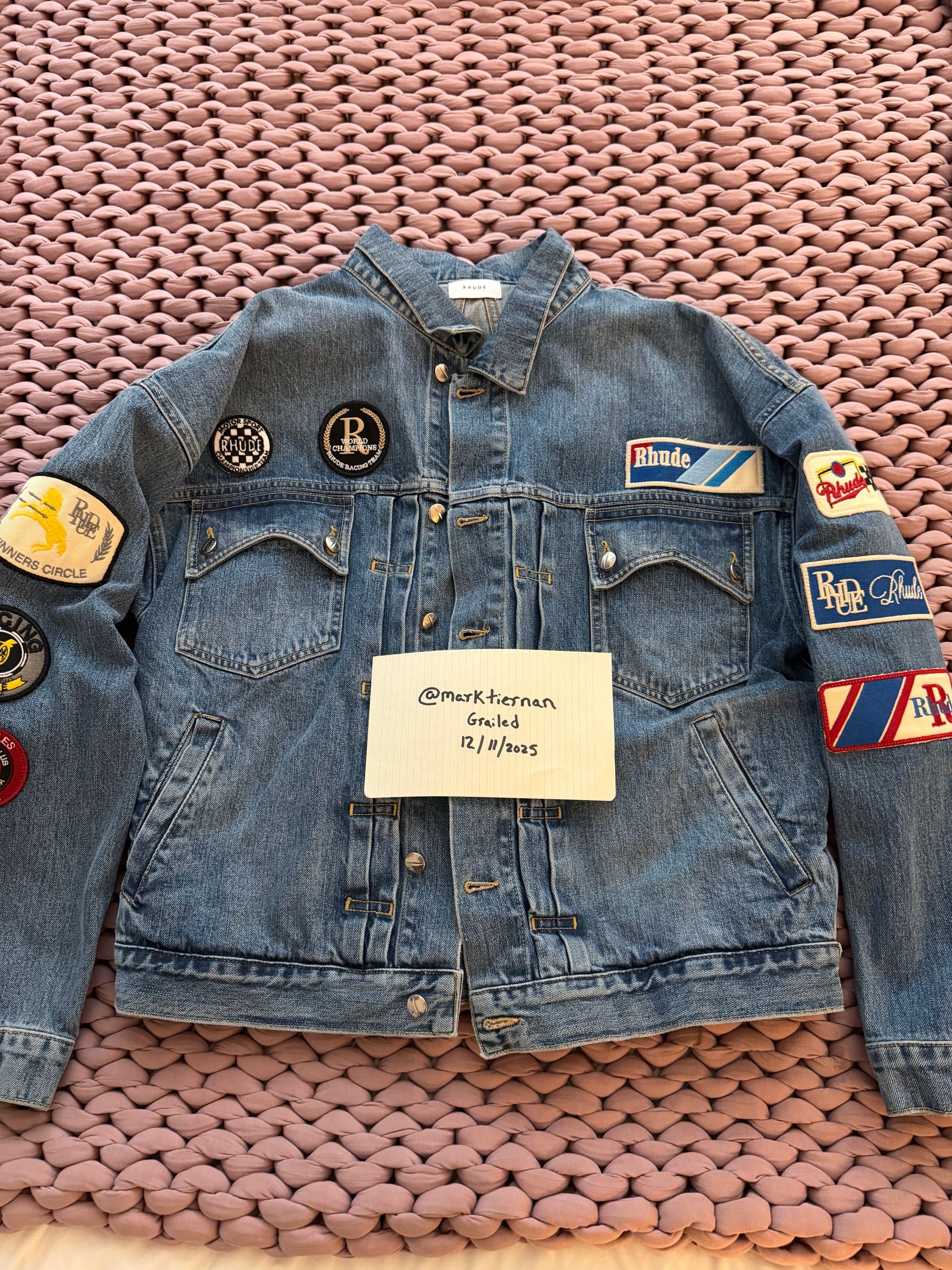 Rhude Rhude Denim Jacket - Size XL Size US XL / EU 56 / 4 - 1 Thumbnail