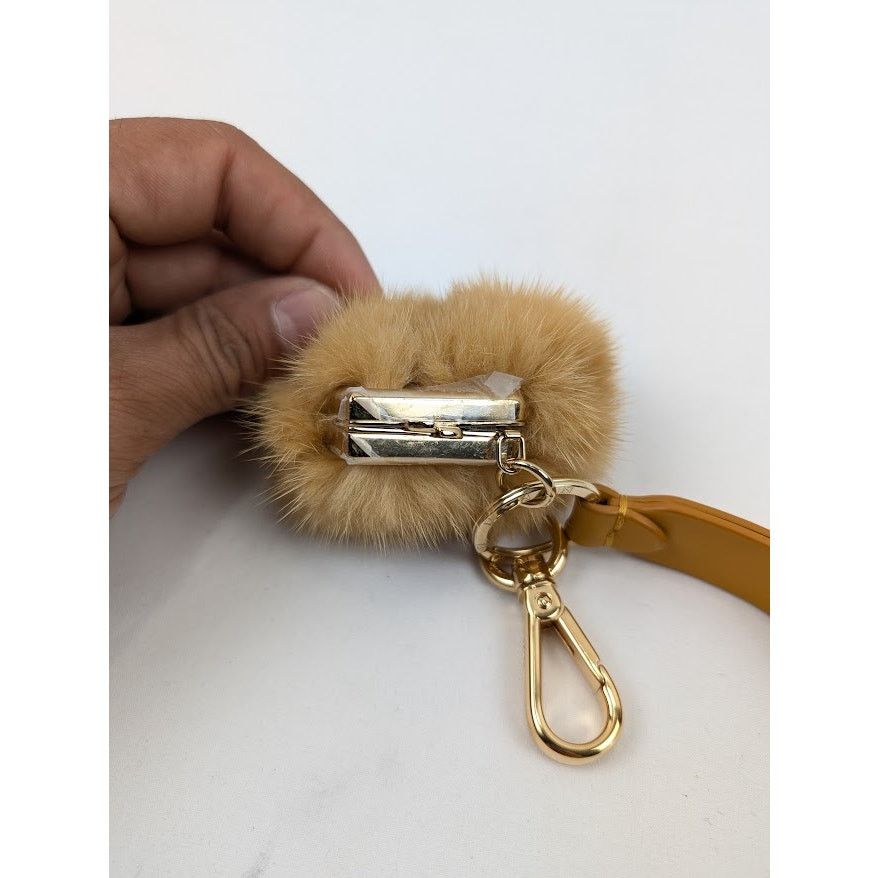 Fendi o1rshd1 Size: OS / Mink Charm Keyrings in Yellow Size ONE SIZE - 3 Thumbnail